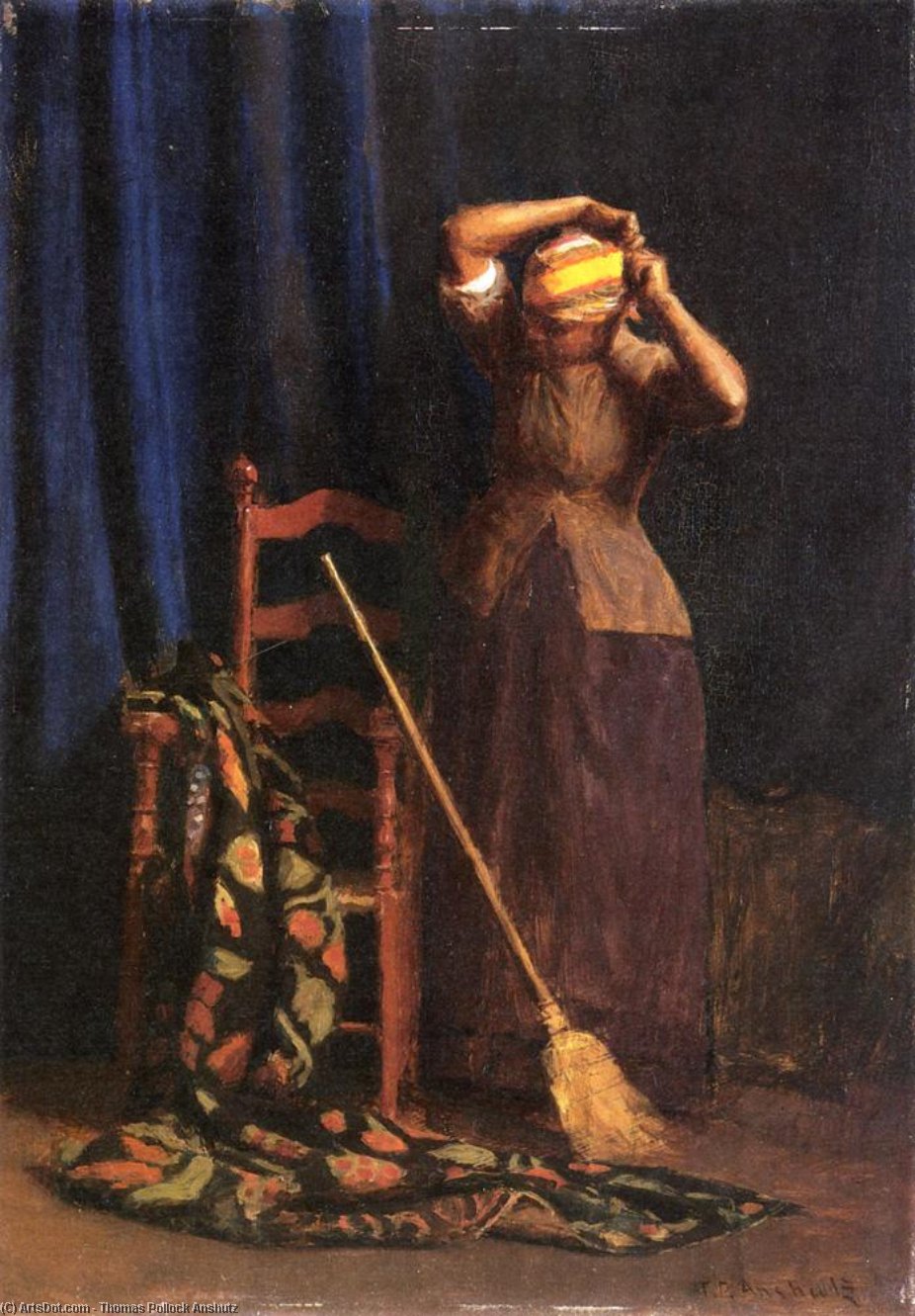 The Chore — Thomas Pollock Anshutz