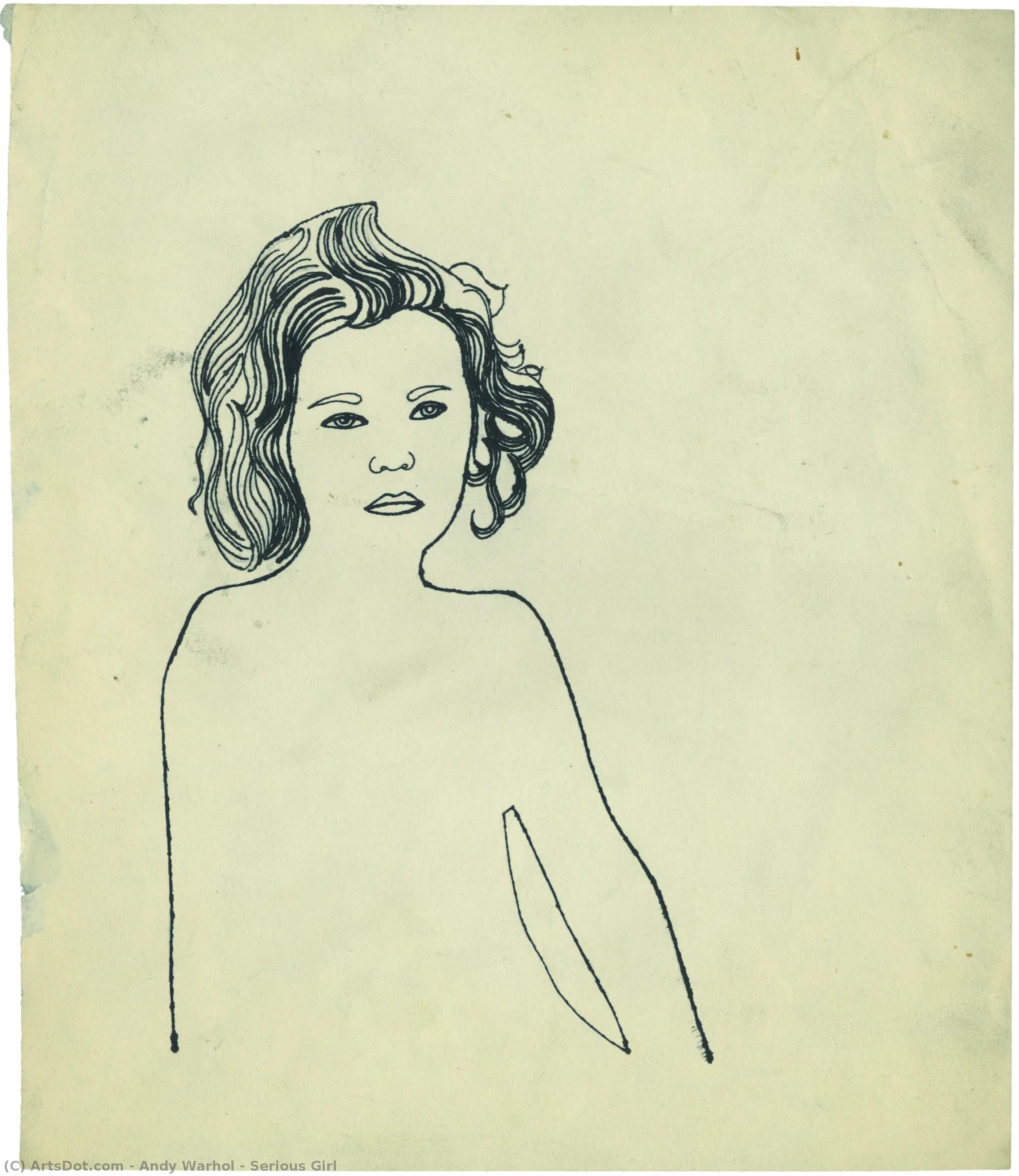 Ragazza Seriosa — Andy Warhol