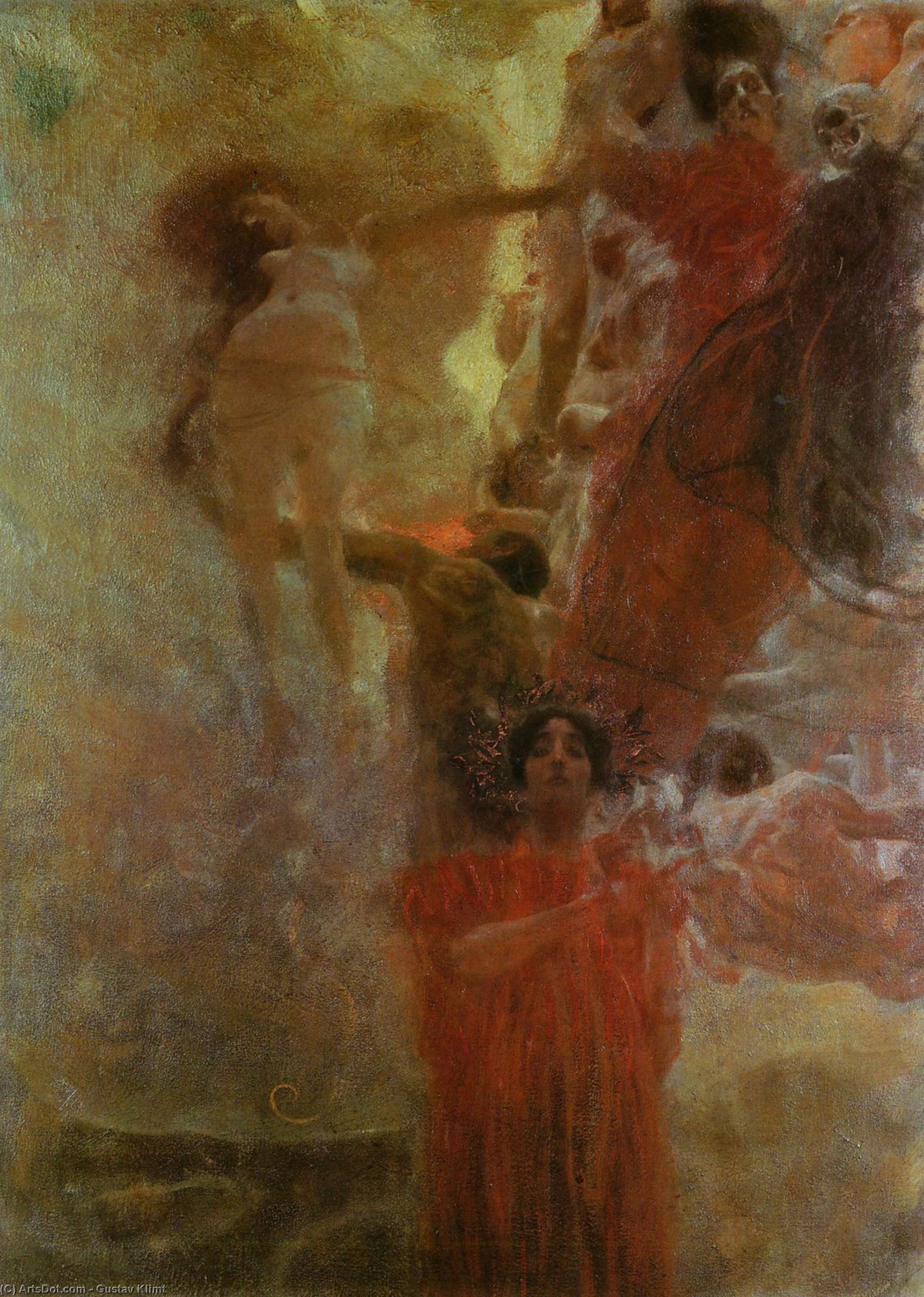Medicine (composition Draft) — Gustav Klimt