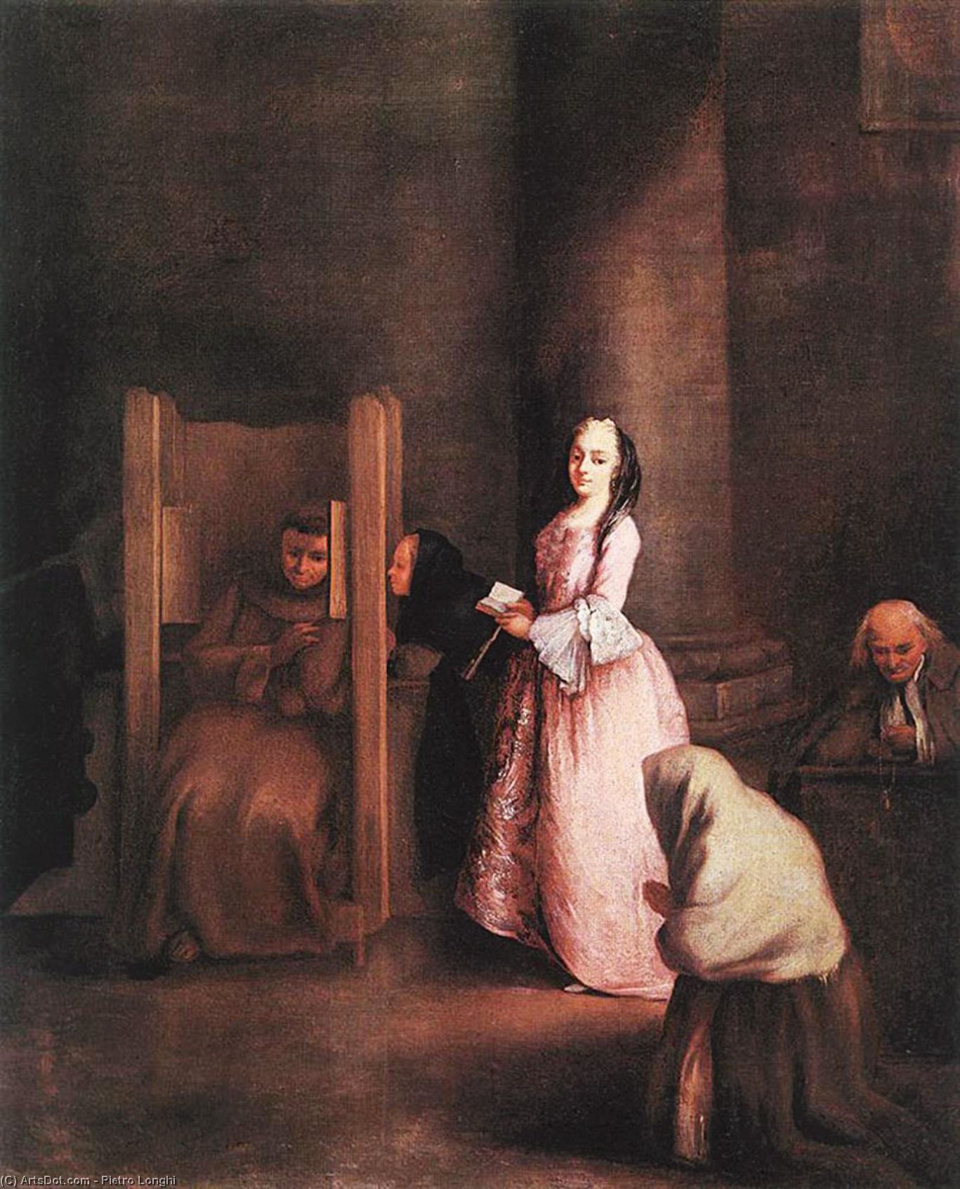 The Confession — Pietro Longhi