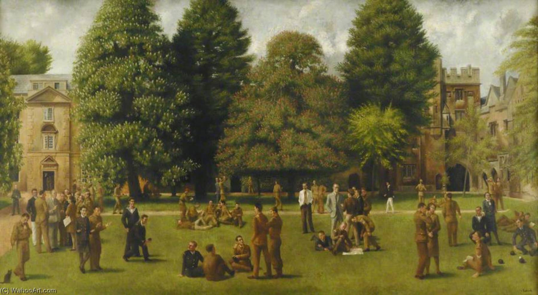 Troops At Balliol, Second World War — ريتشارد إرنست يوريك