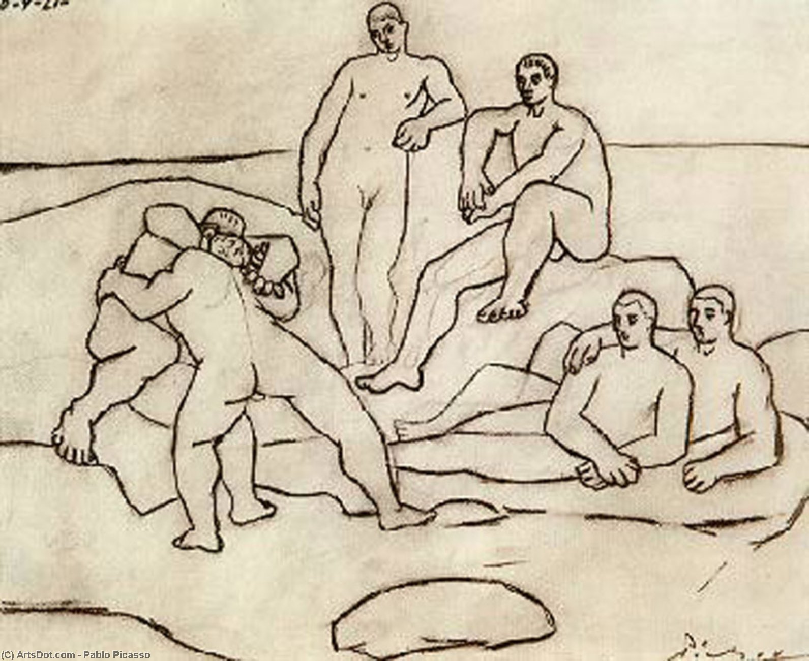 Die Kämpfer — Pablo Picasso