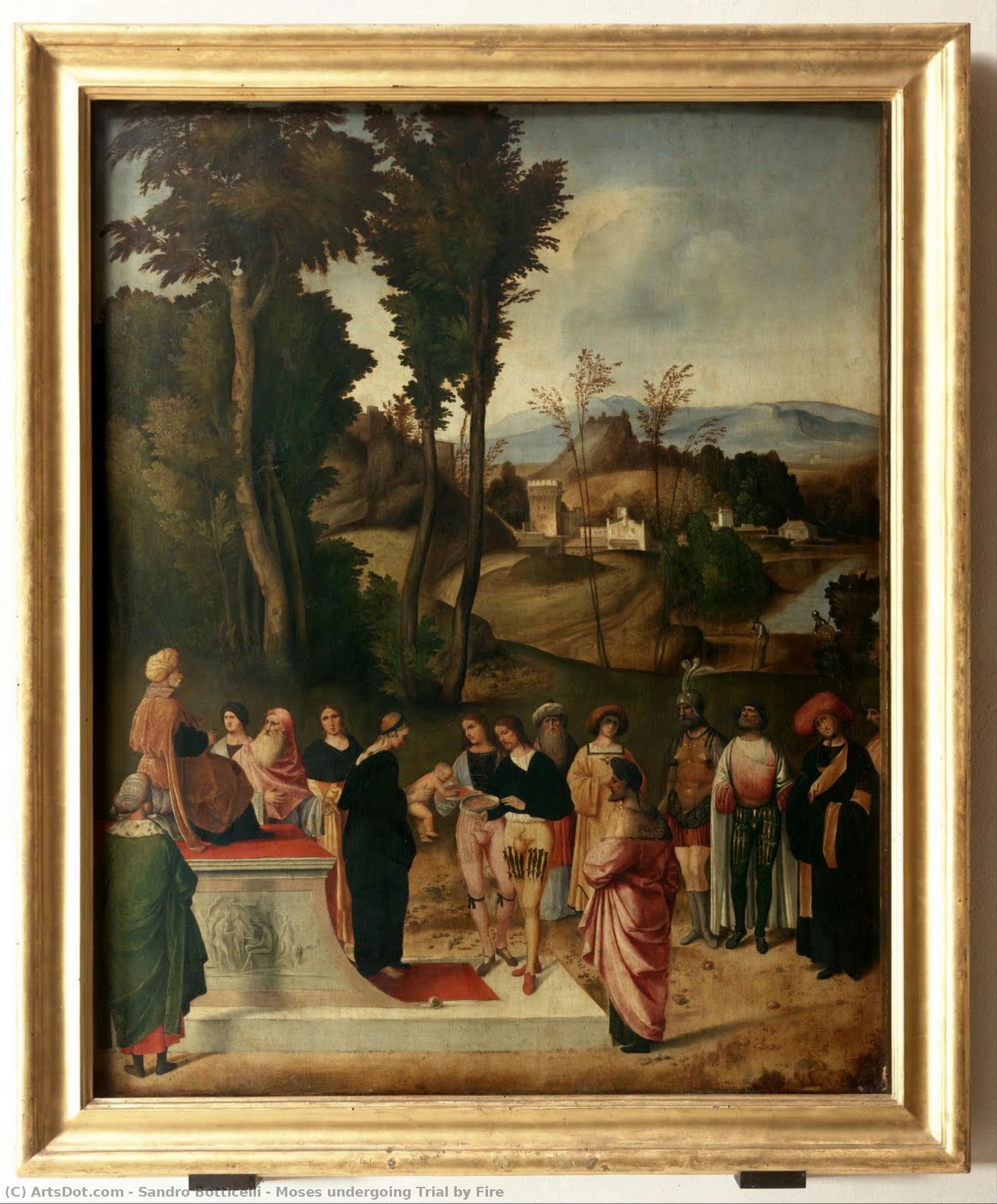 Juicio De Moisés — Sandro Botticelli