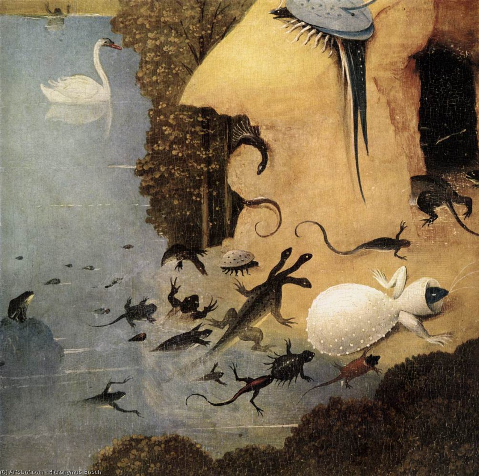 Triptych Av Paradisets Gård (detalj) (13) — Hieronymus Bosch