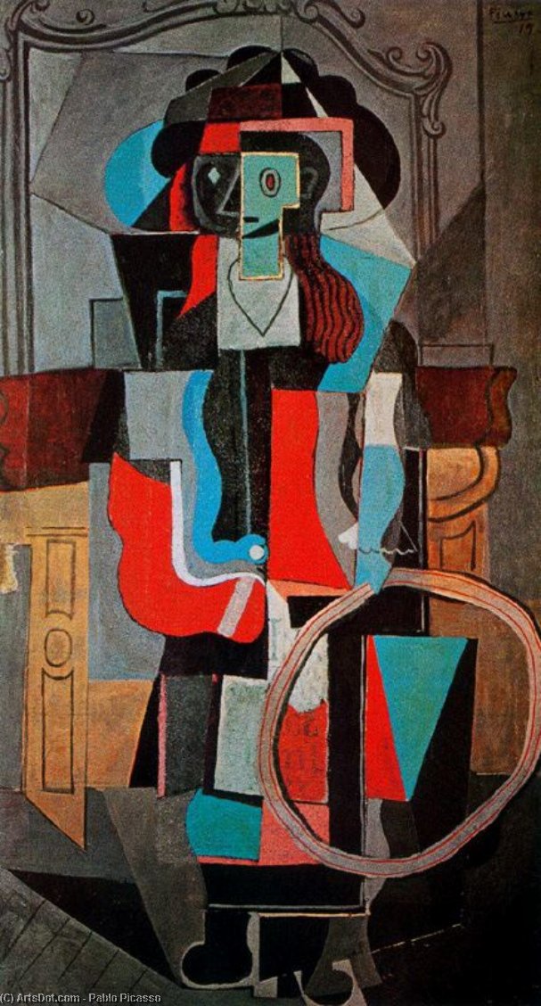 Muchacha Con Aro — Pablo Picasso