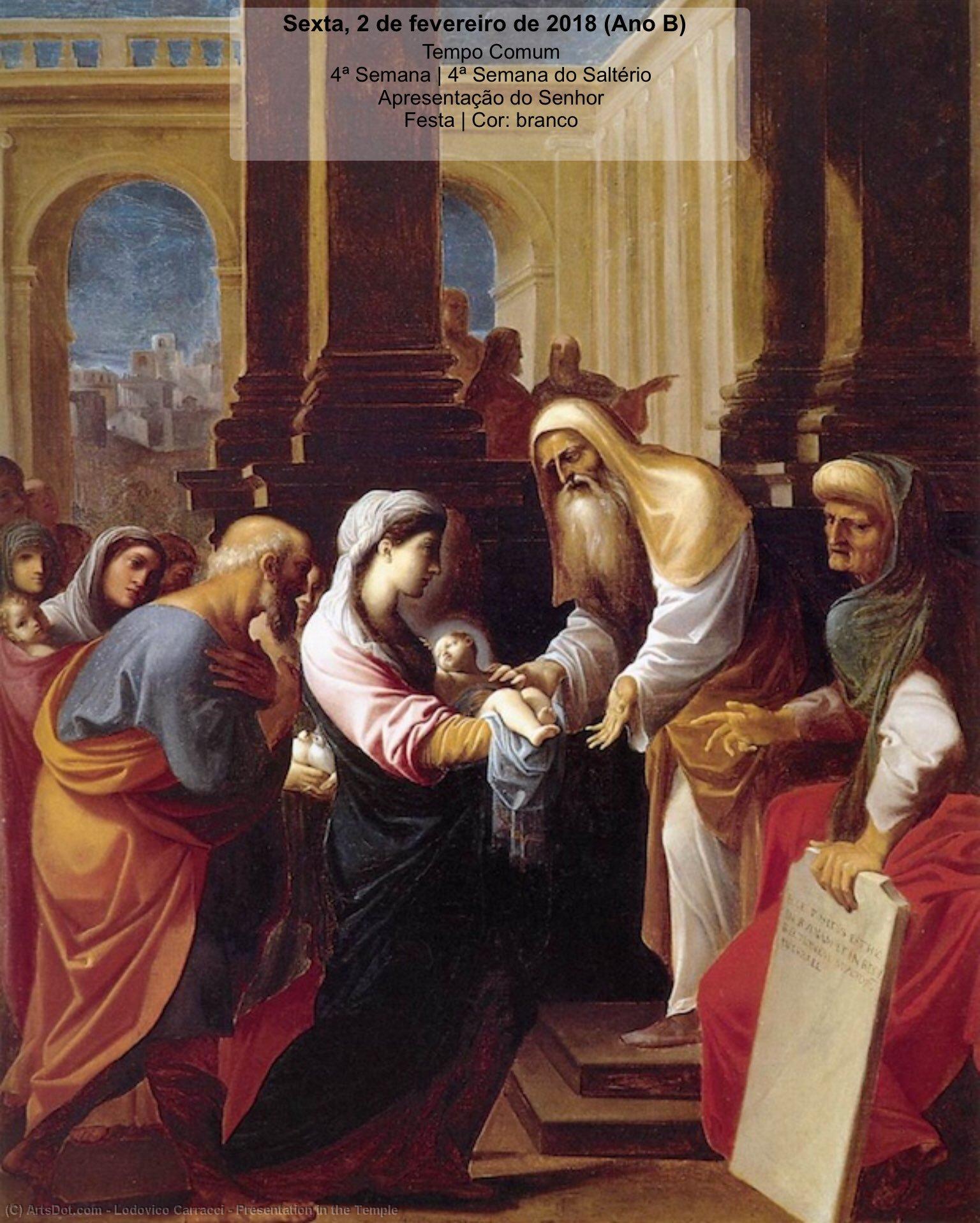 Presentation In The Temple — Ludovico Carracci