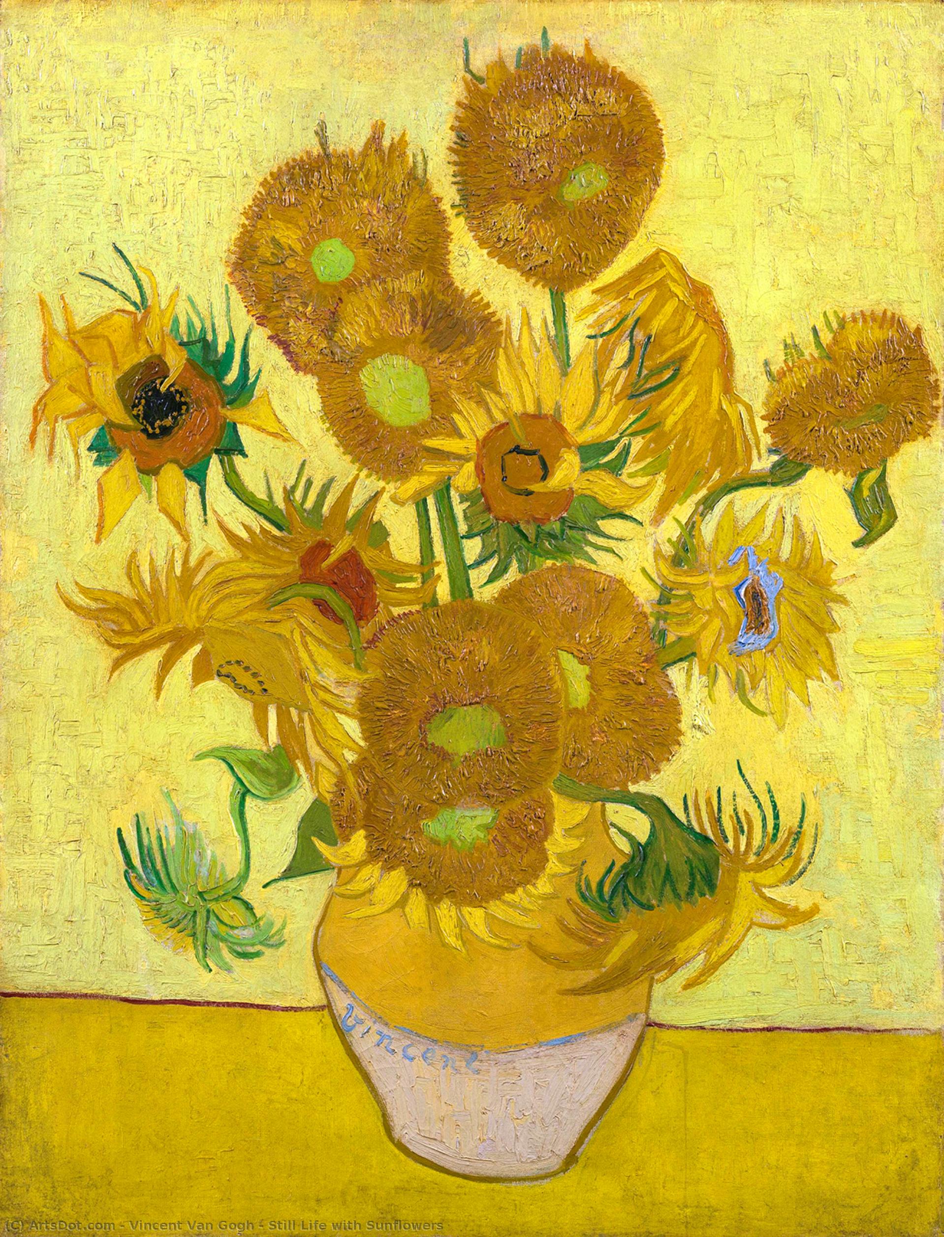 Stillleben Mit Sonnenblumen — Vincent Willem Van Gogh