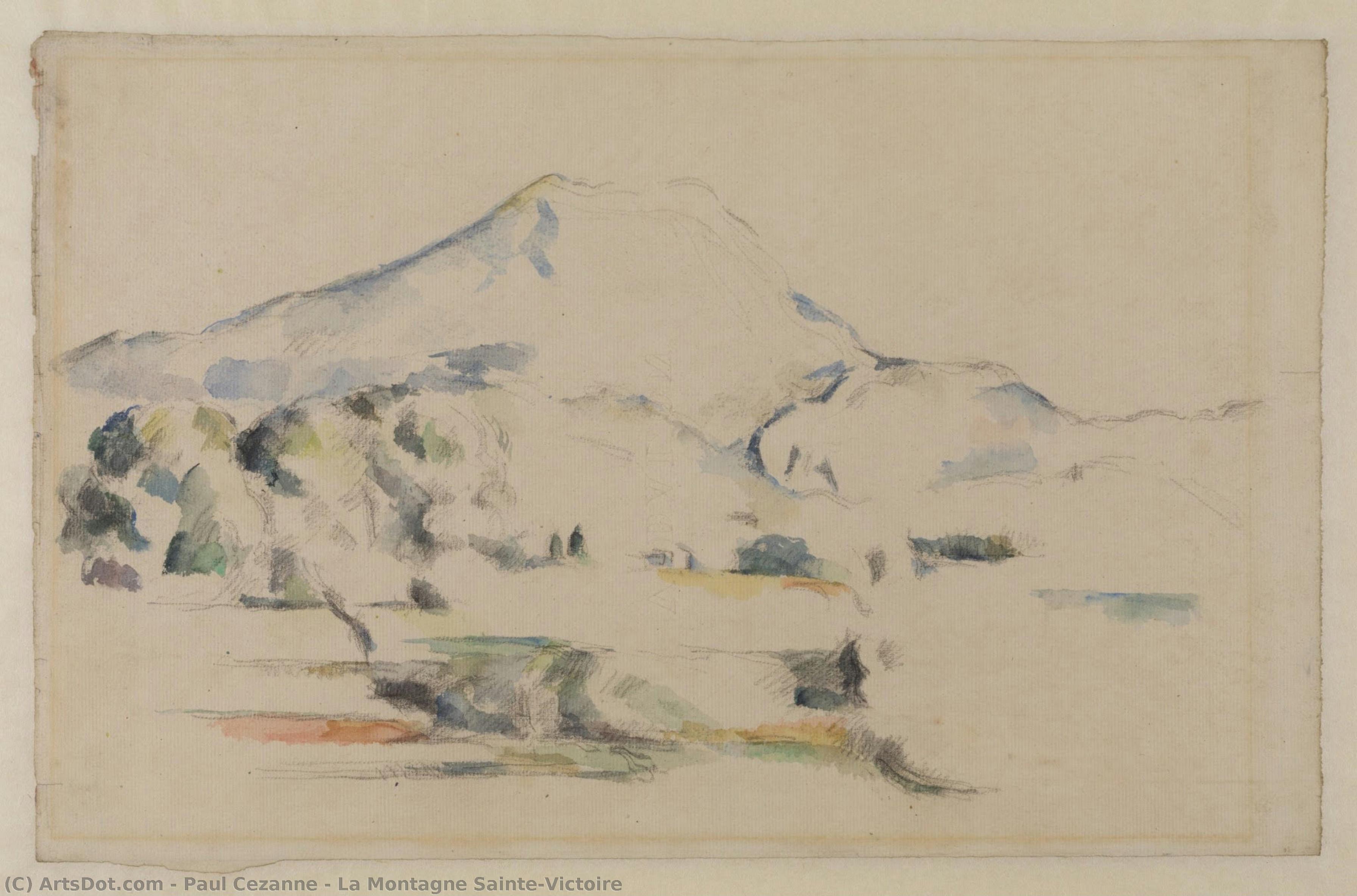 La Montagna Sainte-victoire — Paul Cézanne