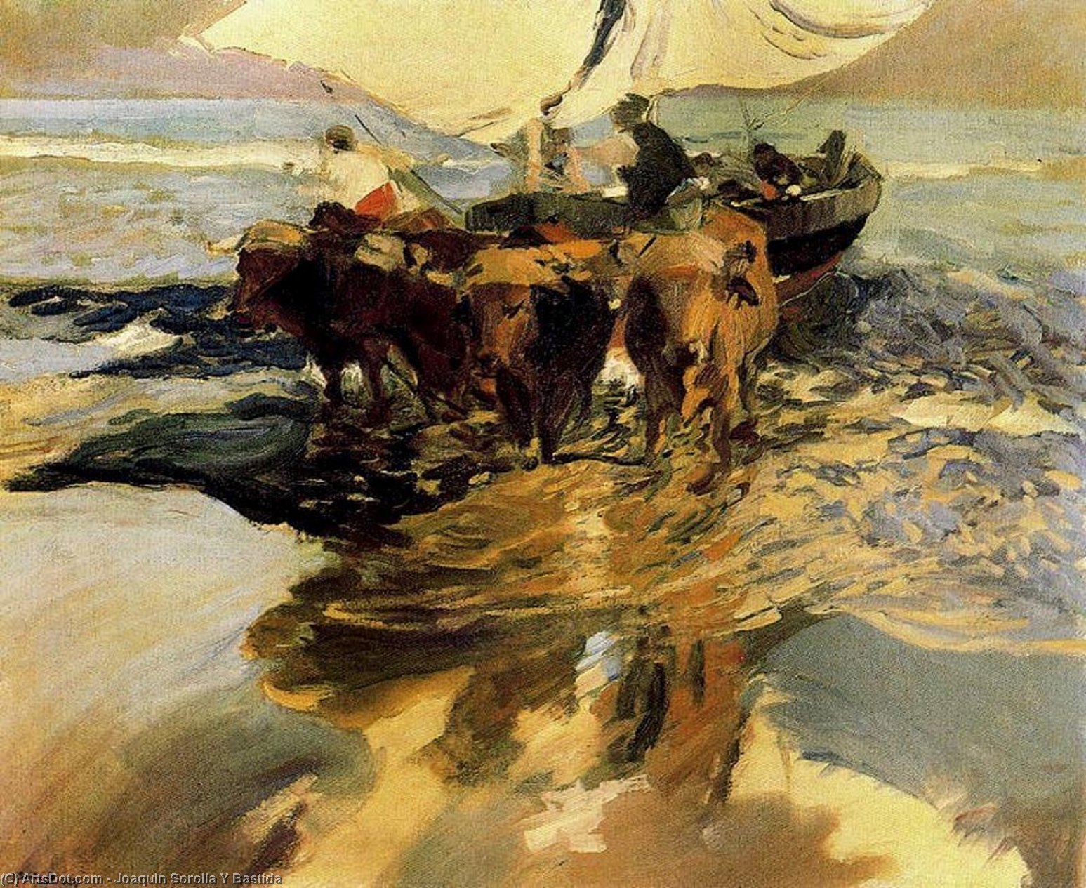 In Hope Of The Fishing — Joaquín Sorolla