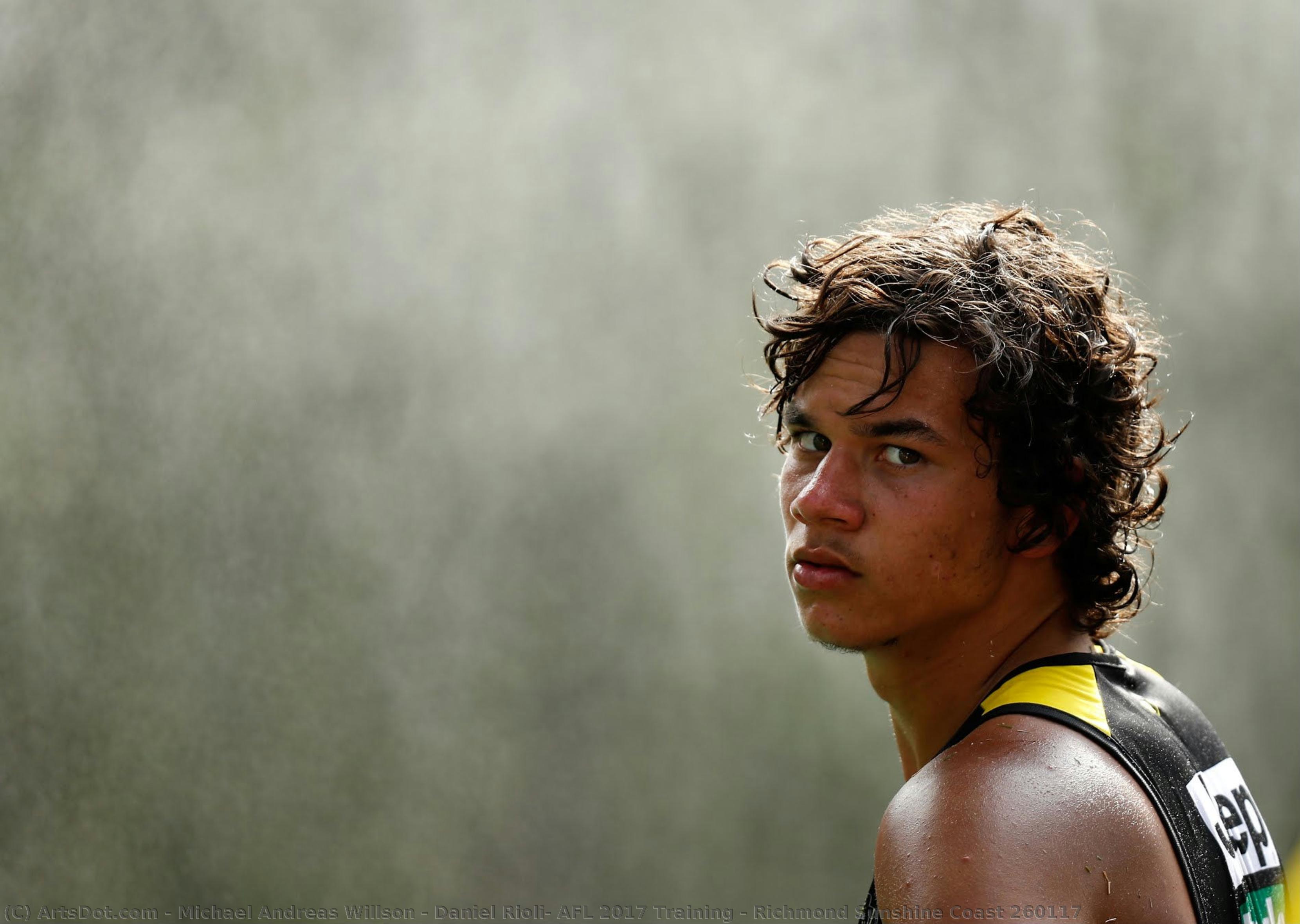 Daniel Rioli, Afl 2017 Training - Richmond Sunshine Coast 260117 — Michael Andreas Willson