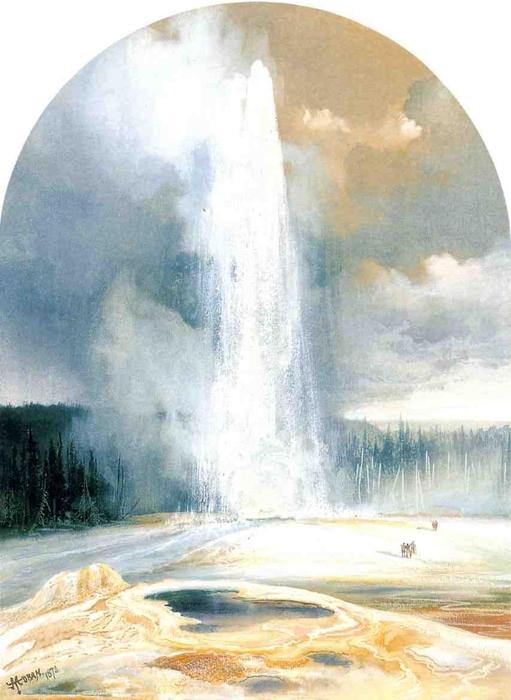 Old Faithful — Thomas Moran