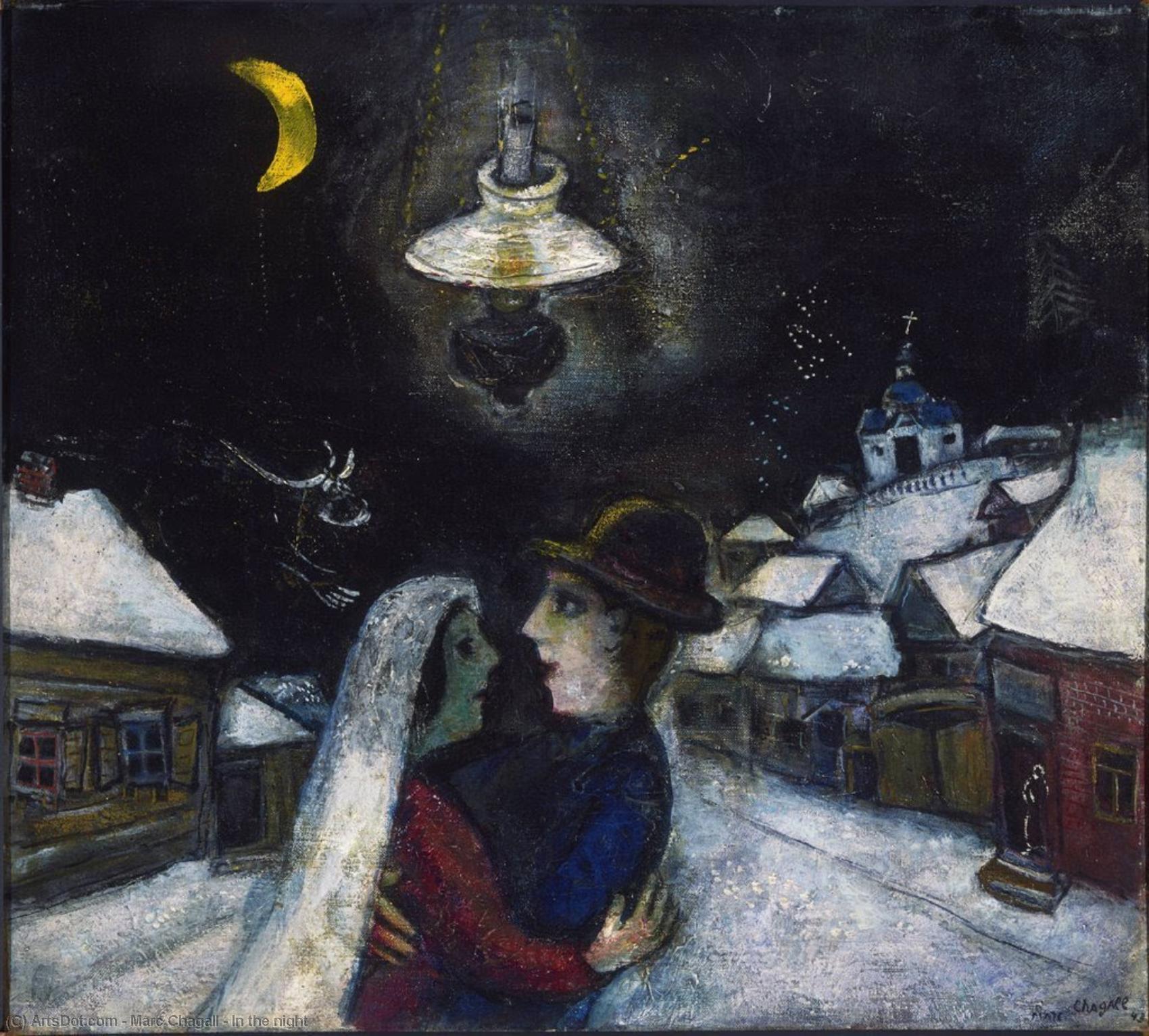Dans La Nuit — Marc Chagall