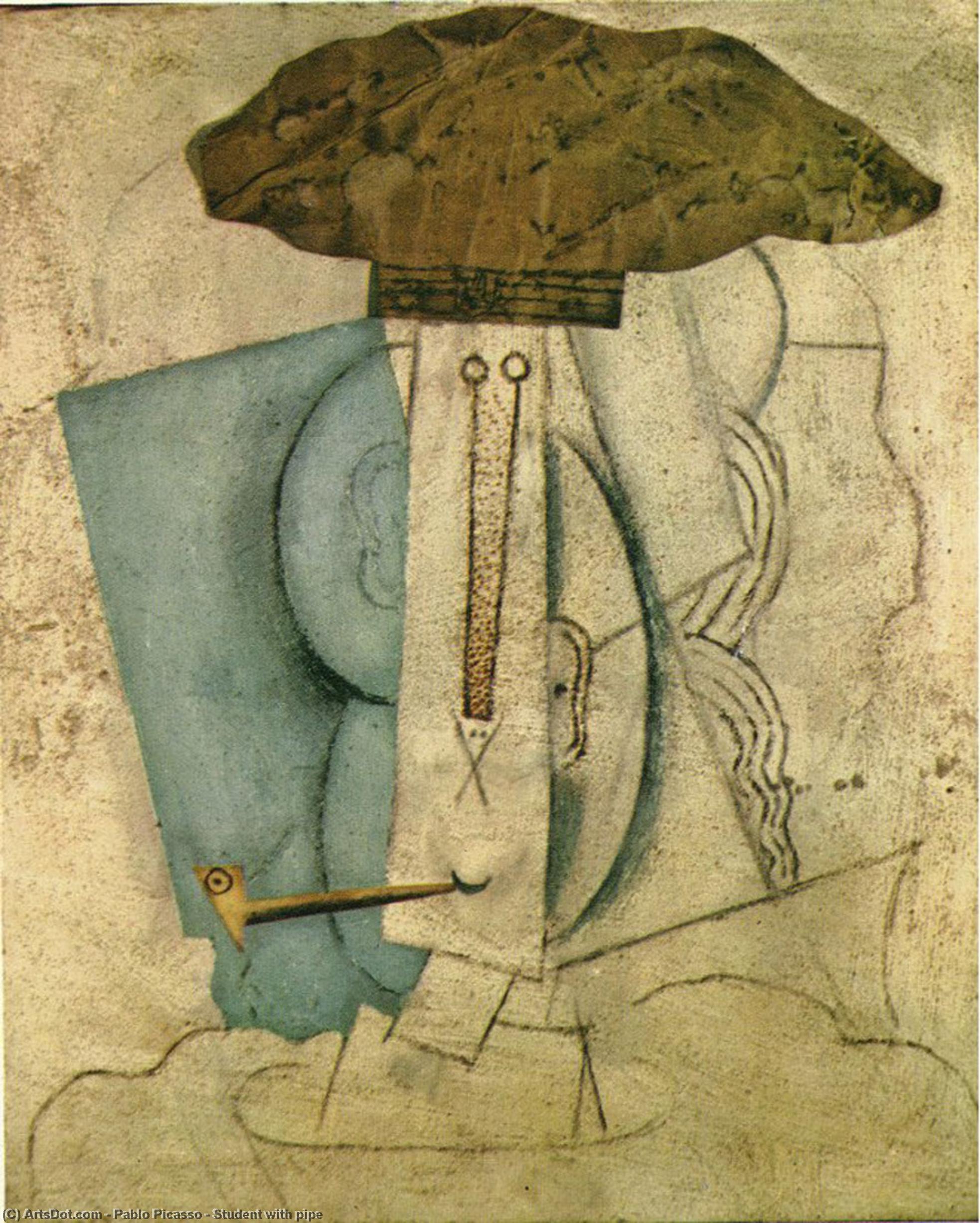 Student With Pipe — Pablo Picasso