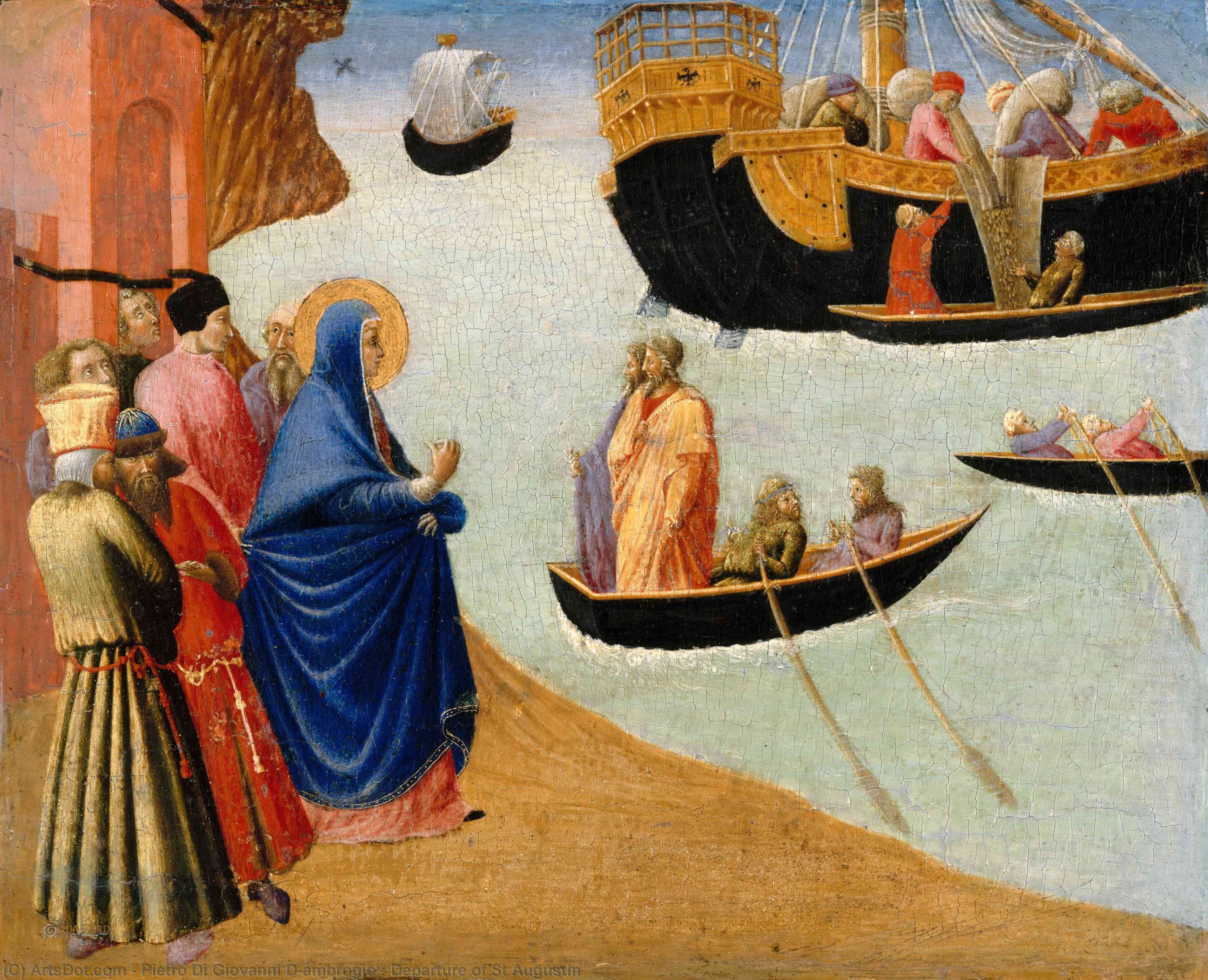 Odhod Sv. Avgusta — Pietro Di Giovanni D'ambrogio