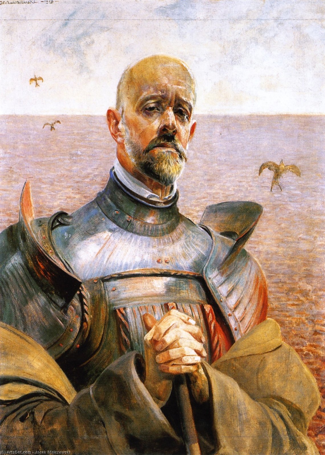 Self-portrait In Armor — 자크 말체브스키