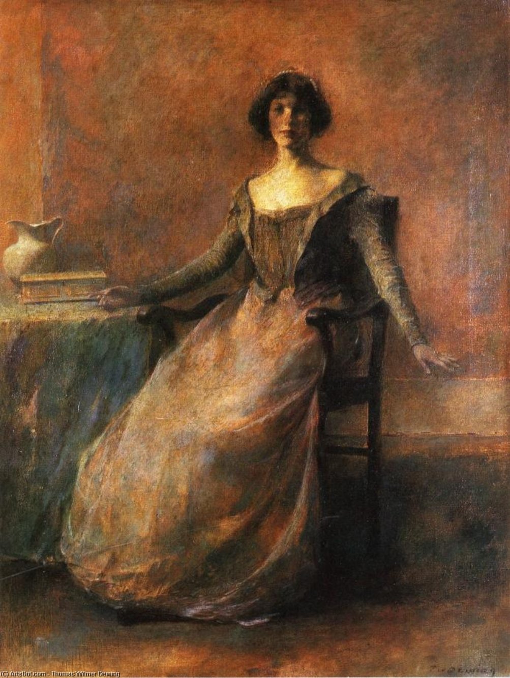 Pandora — Thomas Wilmer Dewing