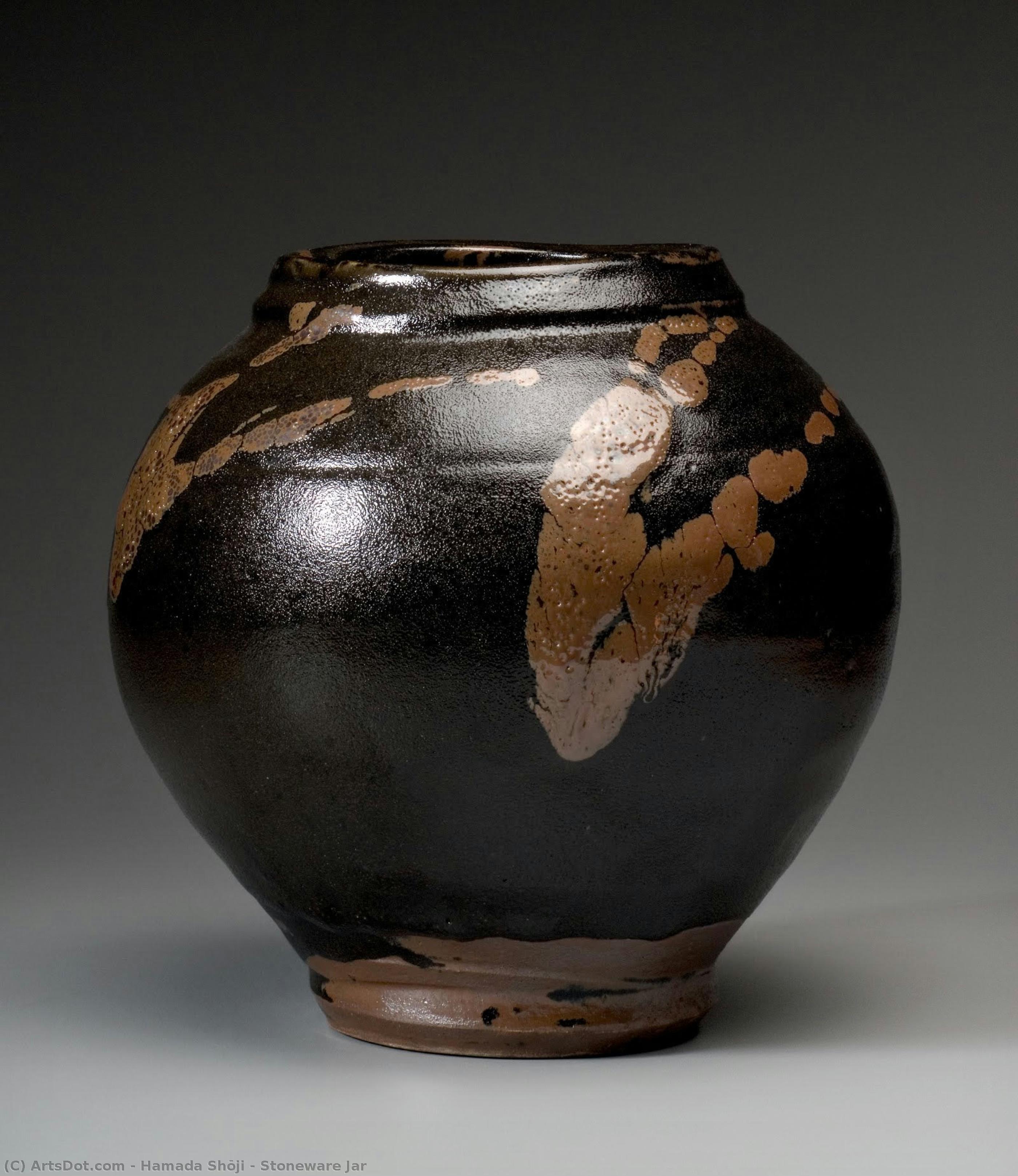 Stoneware Jar — Hamada Shōji