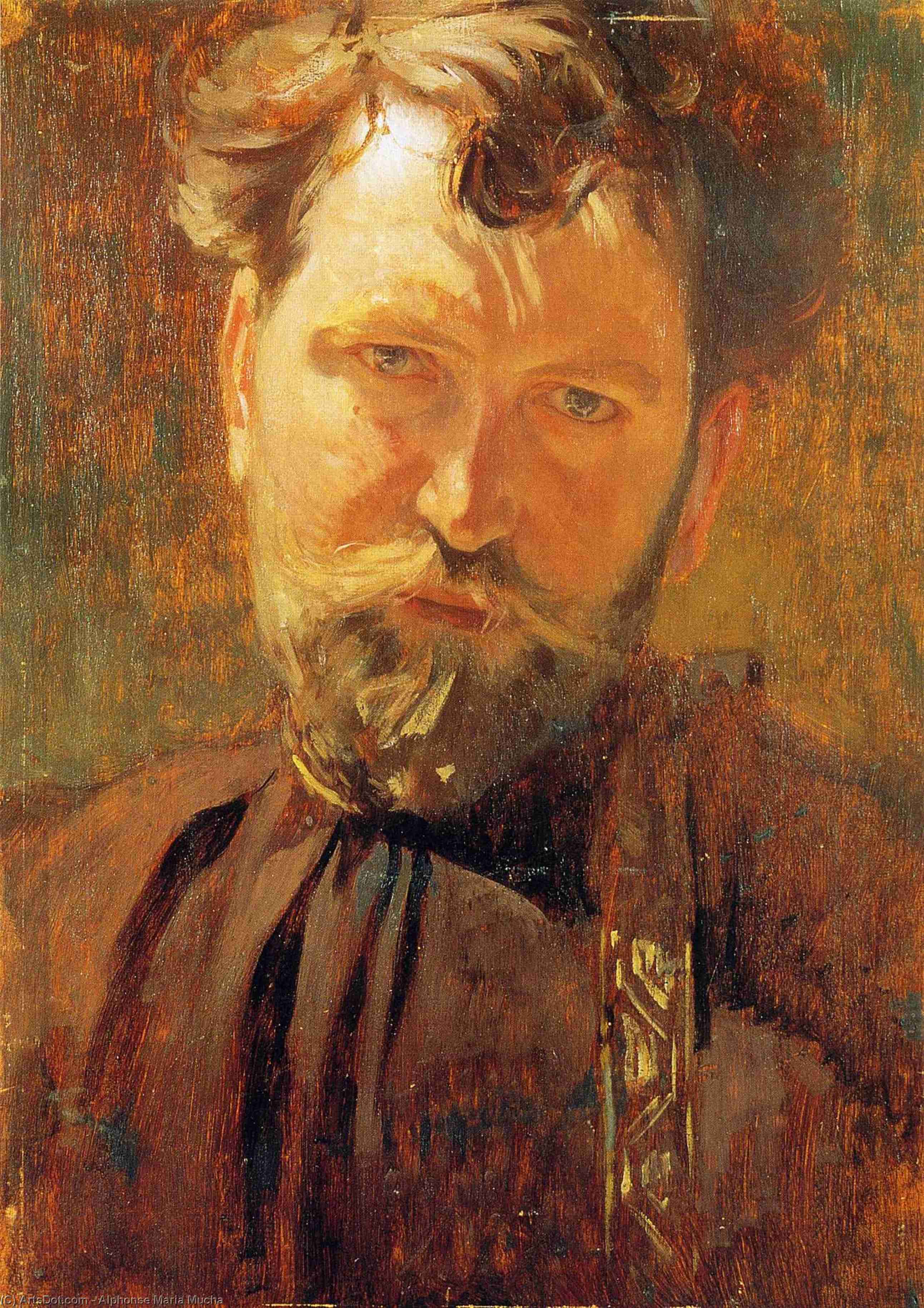 Autoportrait — Alphonse Maria Mucha
