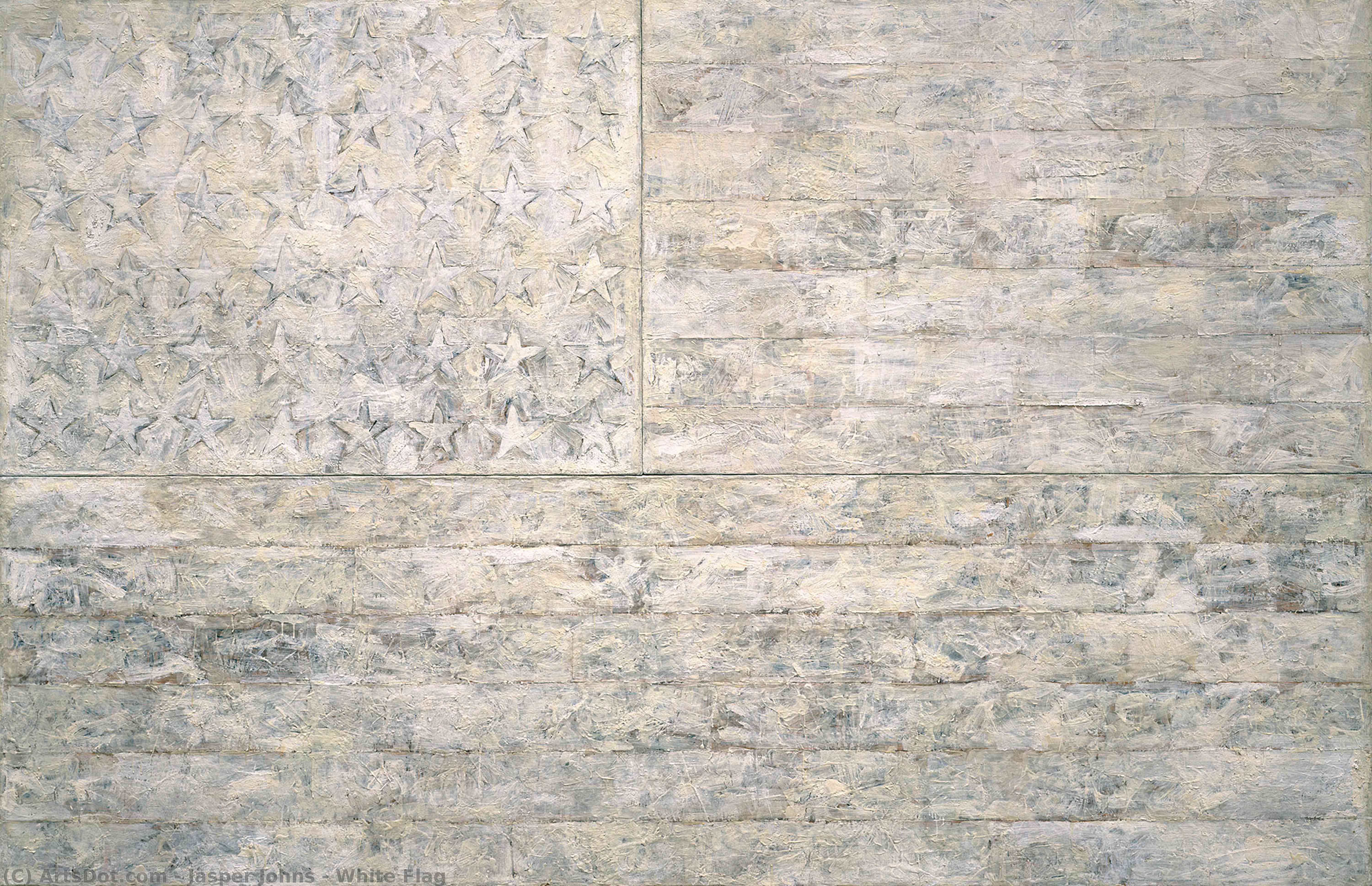 Hvide Flag — Jasper Johns