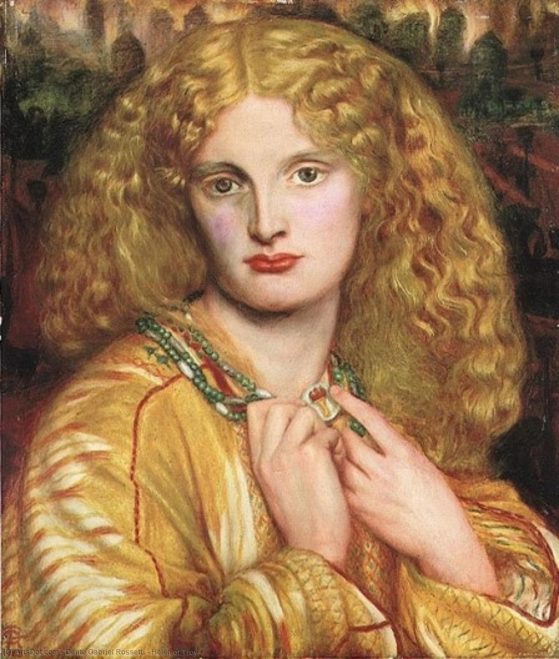 Truvalı Helen — Dante Gabriel Rossetti