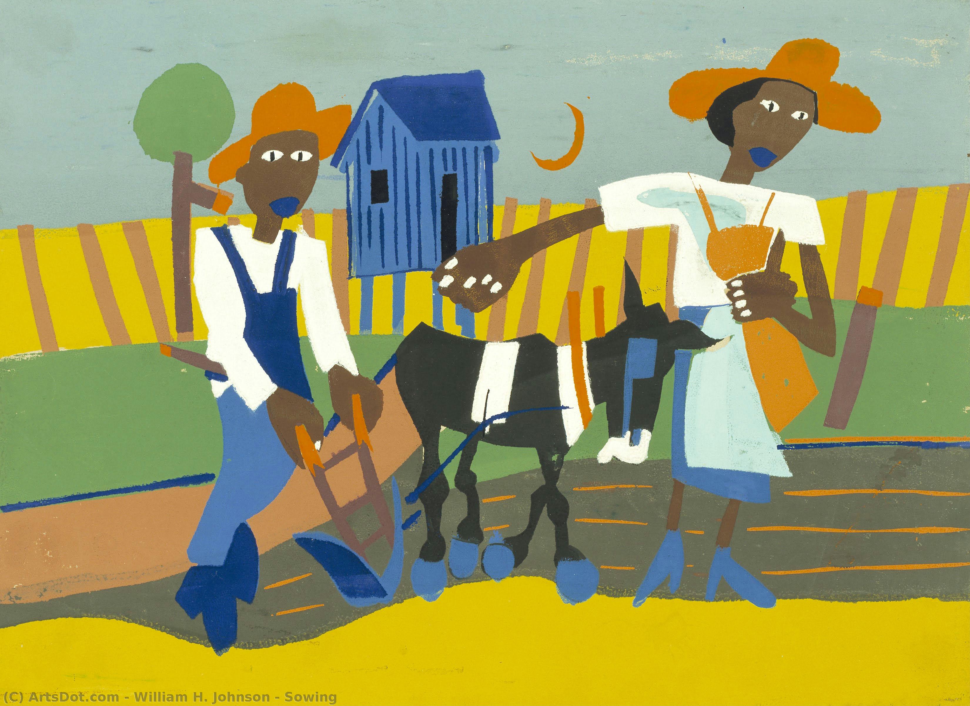 Sowing — William H. Johnson