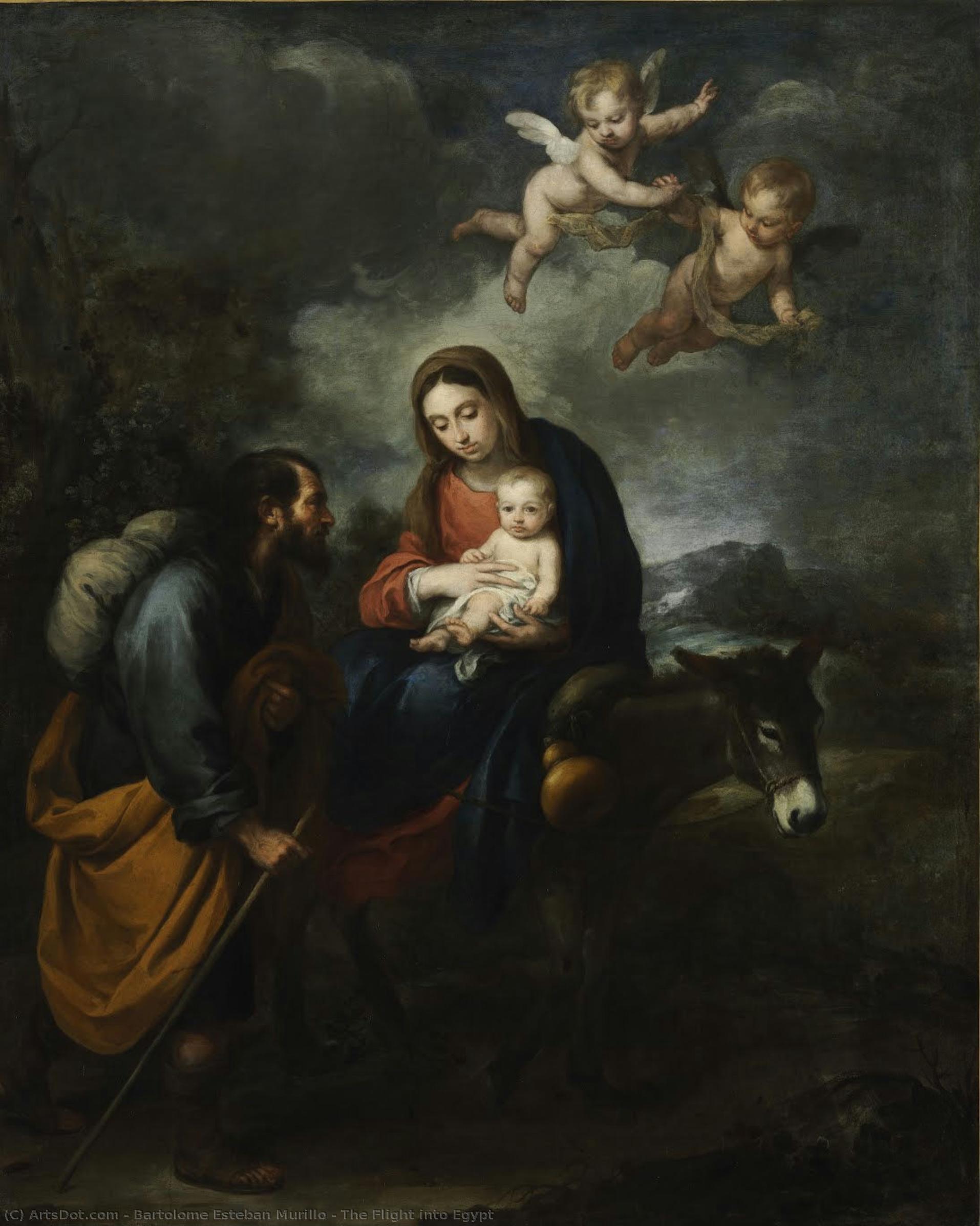 The Flight Into Egypt — Bartolomé Esteban Murillo