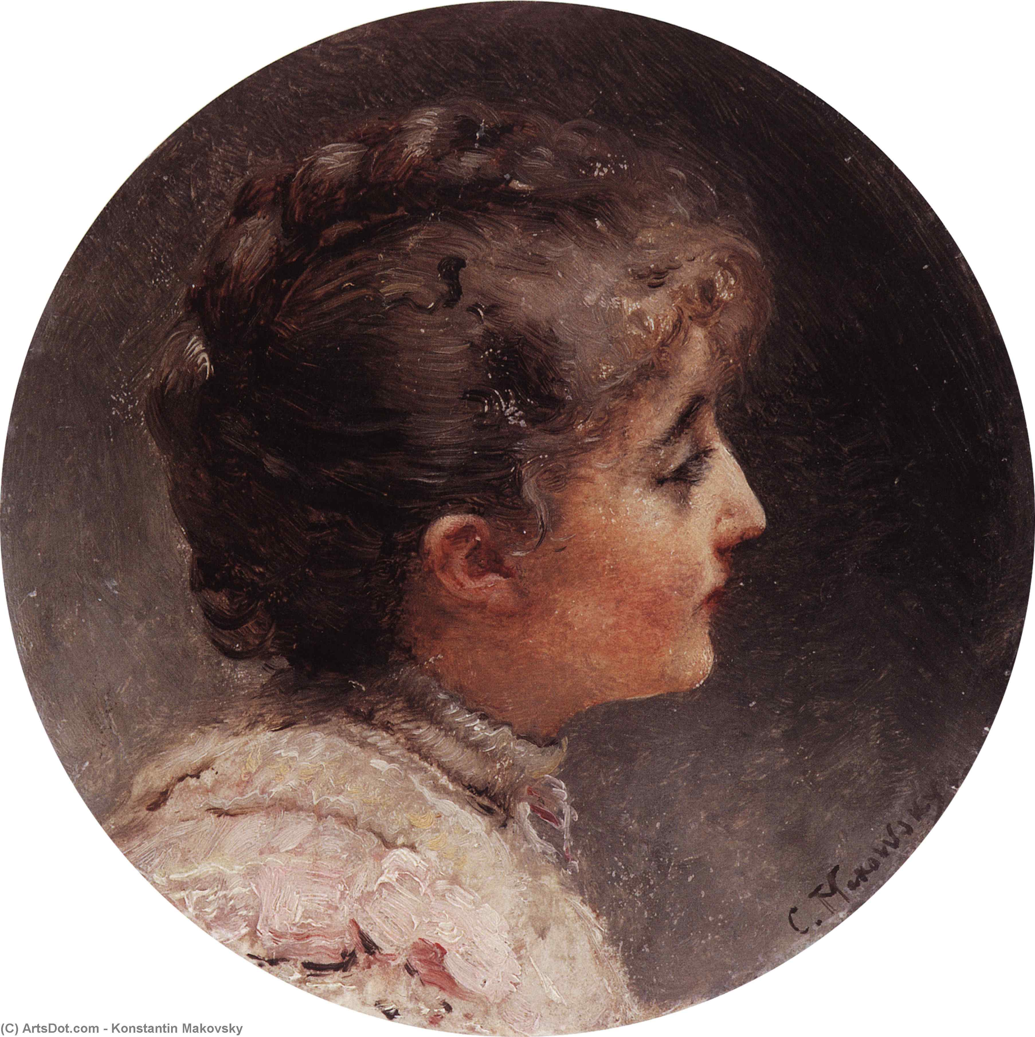 Portrét Paní Vivien — Konstantin Makovský