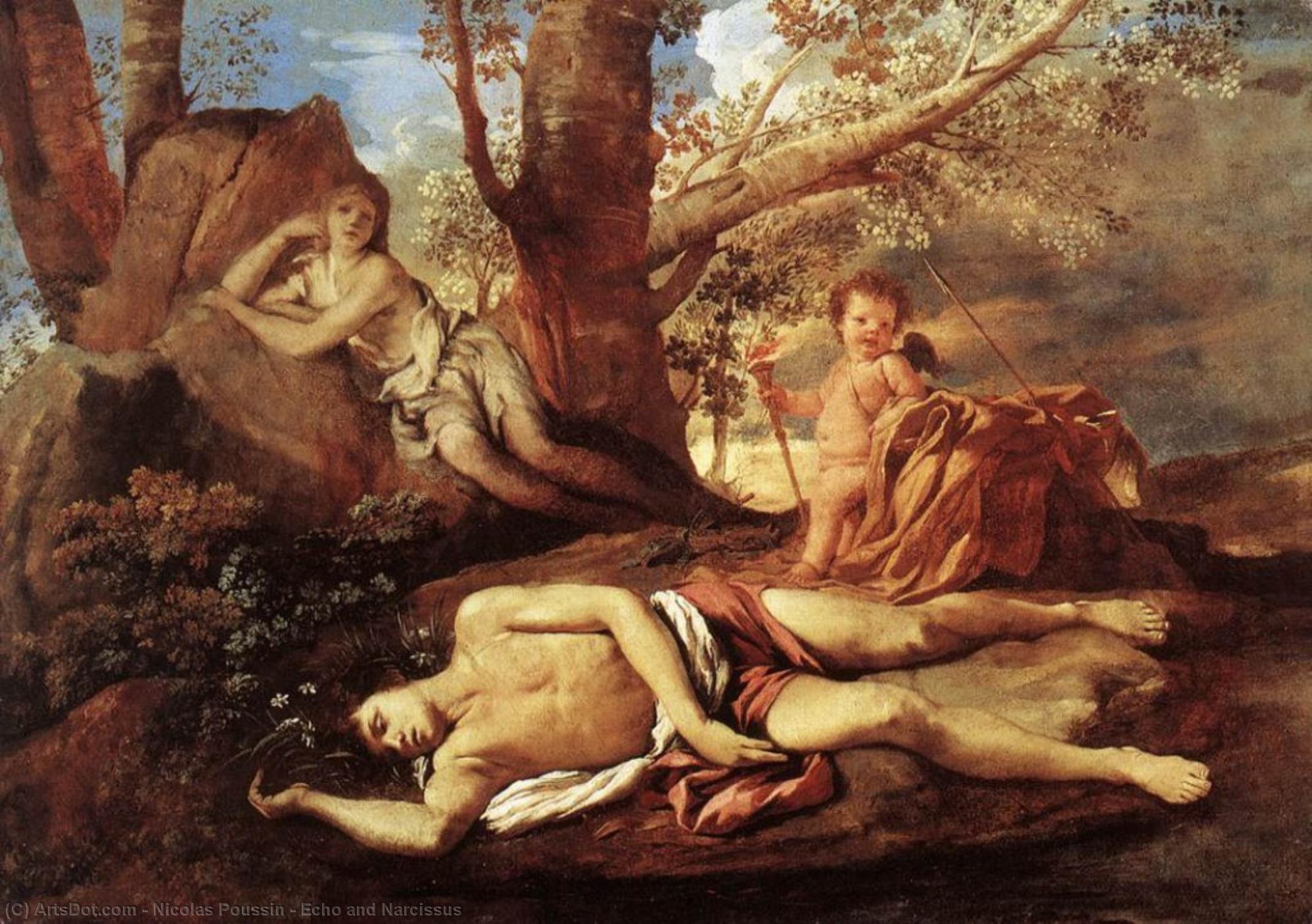 Eco E Narciso — Nicolas Poussin