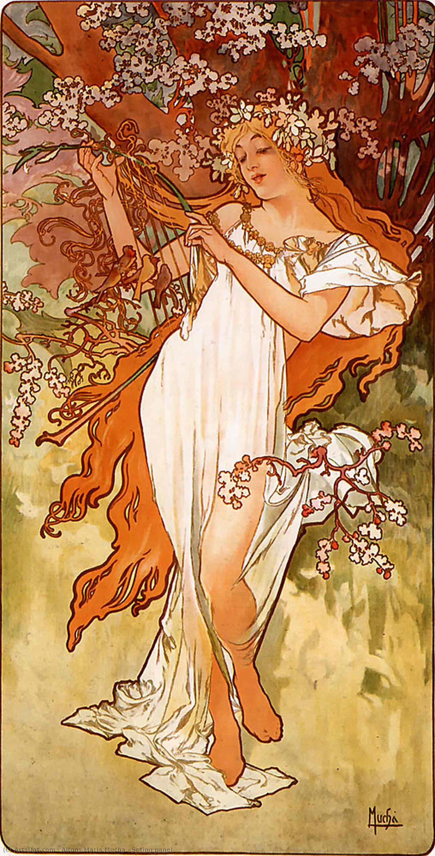 Spring Panel — Alfons Maria Mucha
