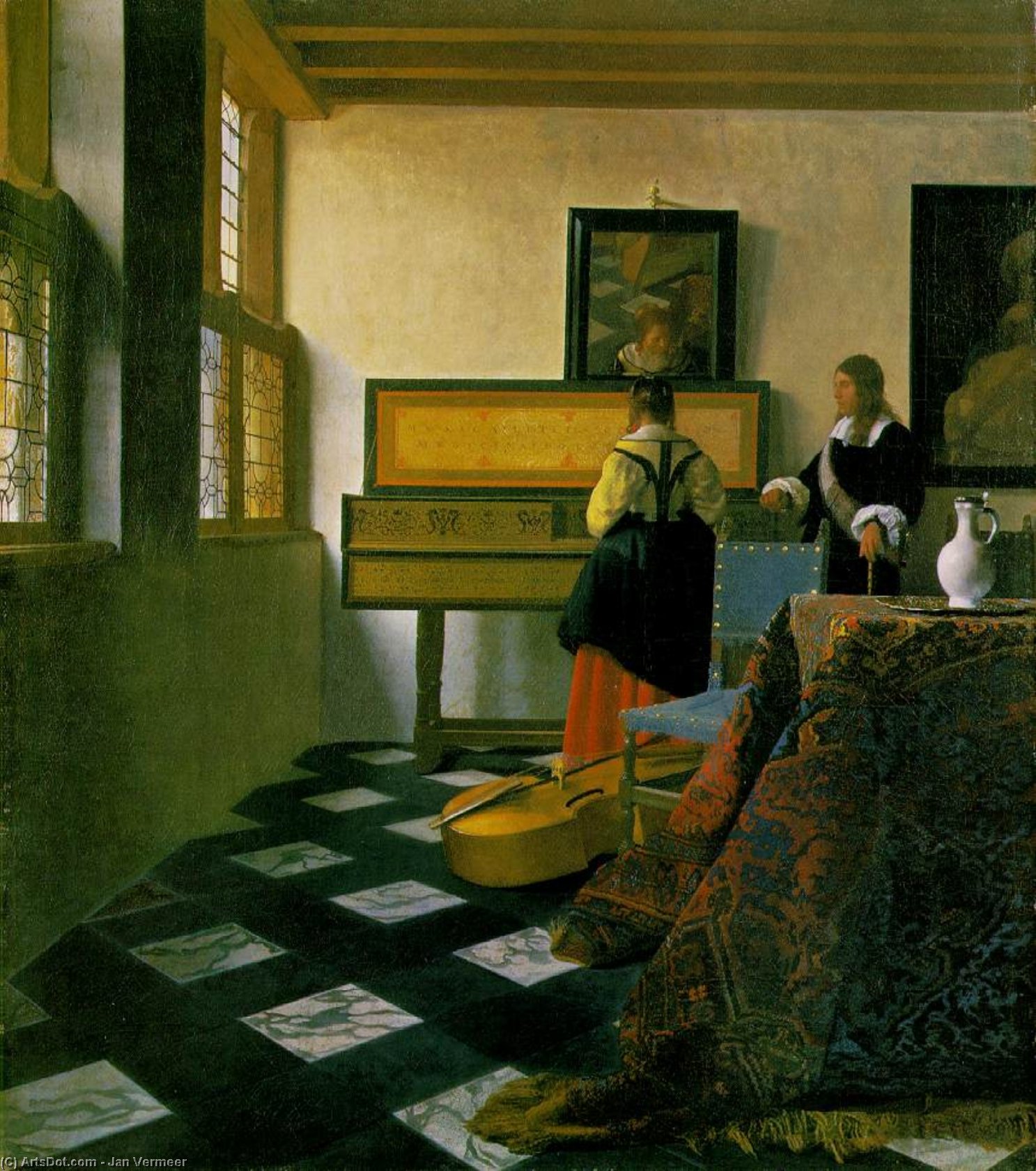 Die Musikstunde, Ca Royal — Johannes Vermeer