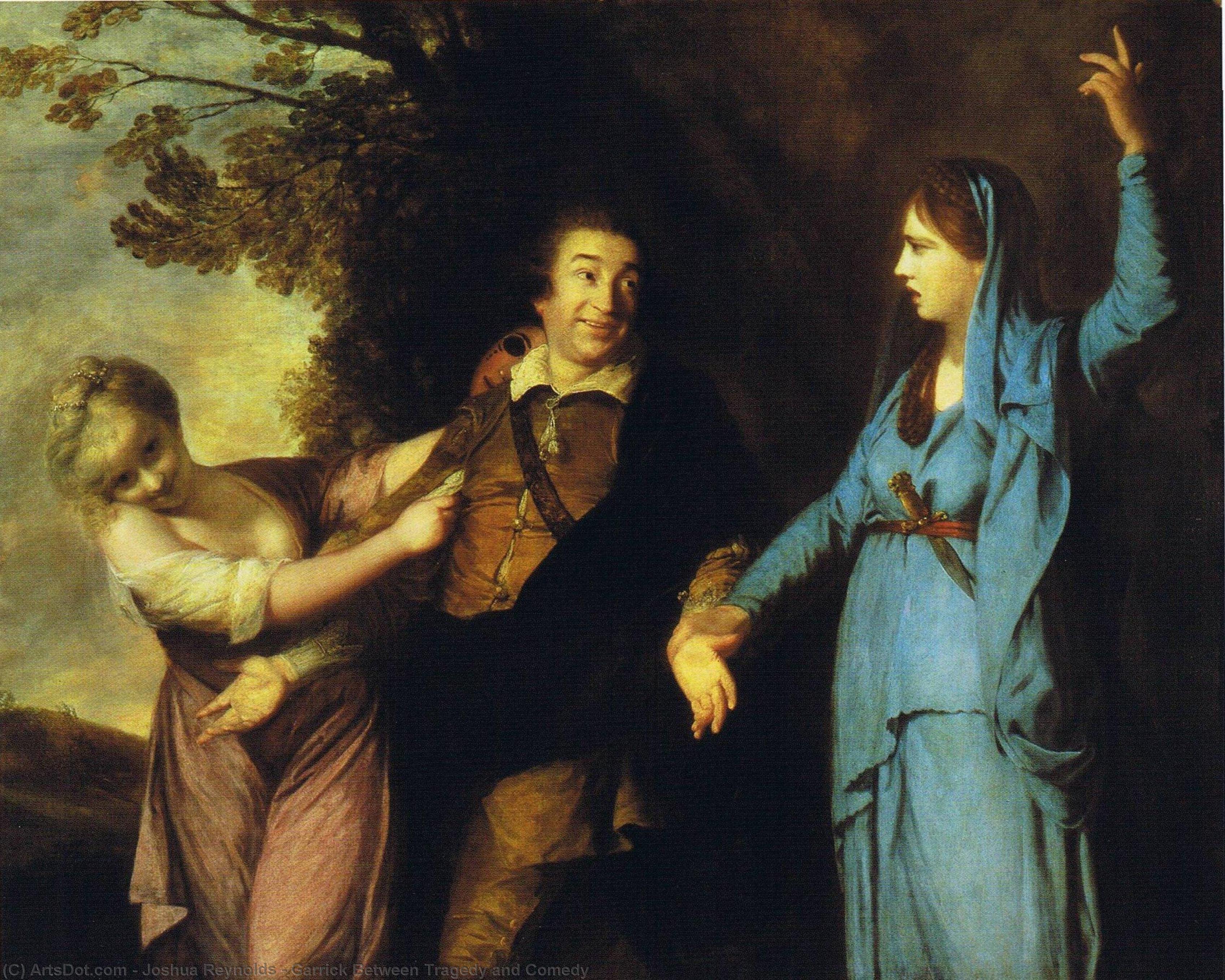 Garrick Entre La Tragedia Y La Comedia — Sir Joshua Reynolds
