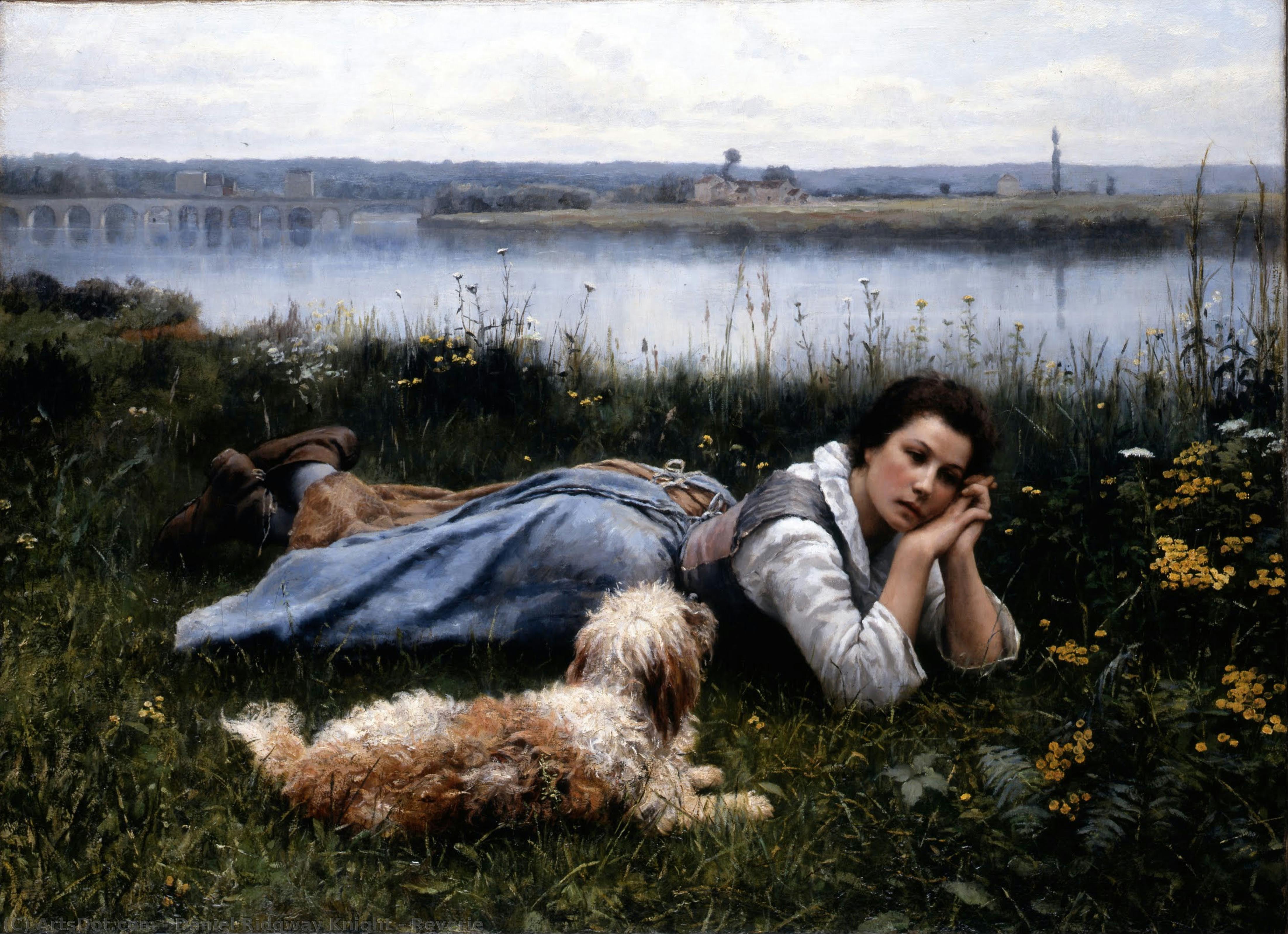 Reverie — Daniel Ridgway Knight