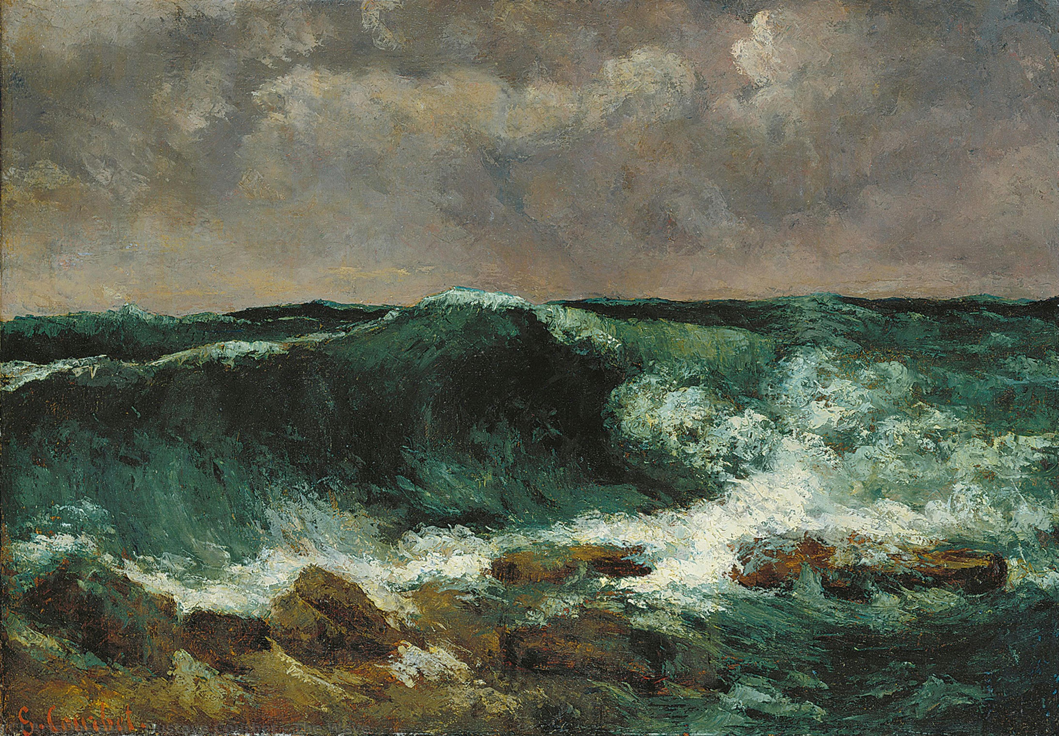 Die Welle — Gustave Courbet