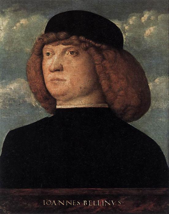 Portrættet Af En Ung Mand — Giovanni Bellini