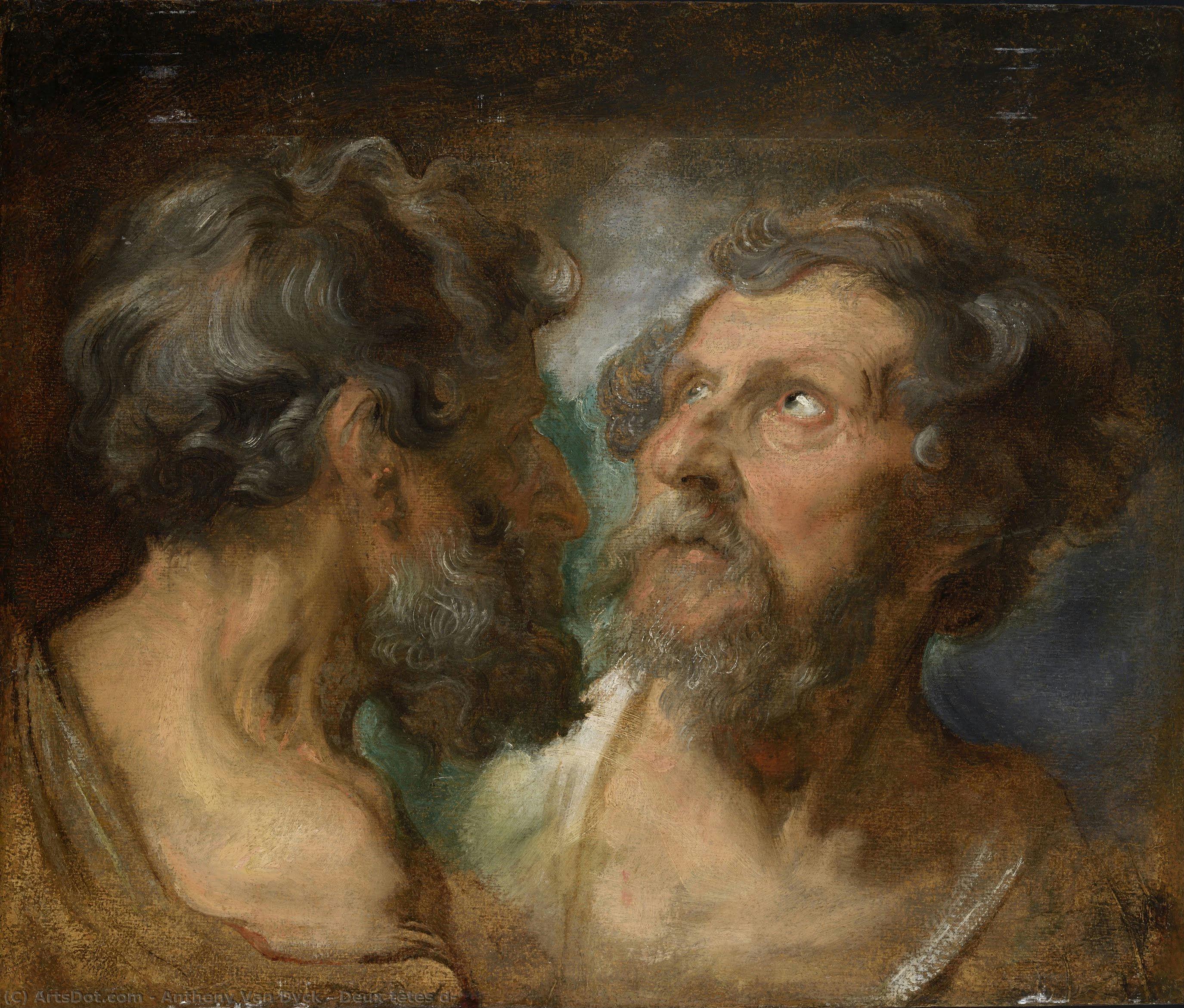 Deux Têtes D — Sir Anthony Van Dyck