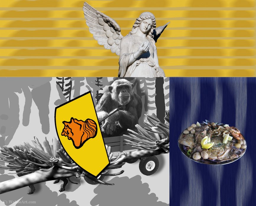 Monkey Cart — David Salle