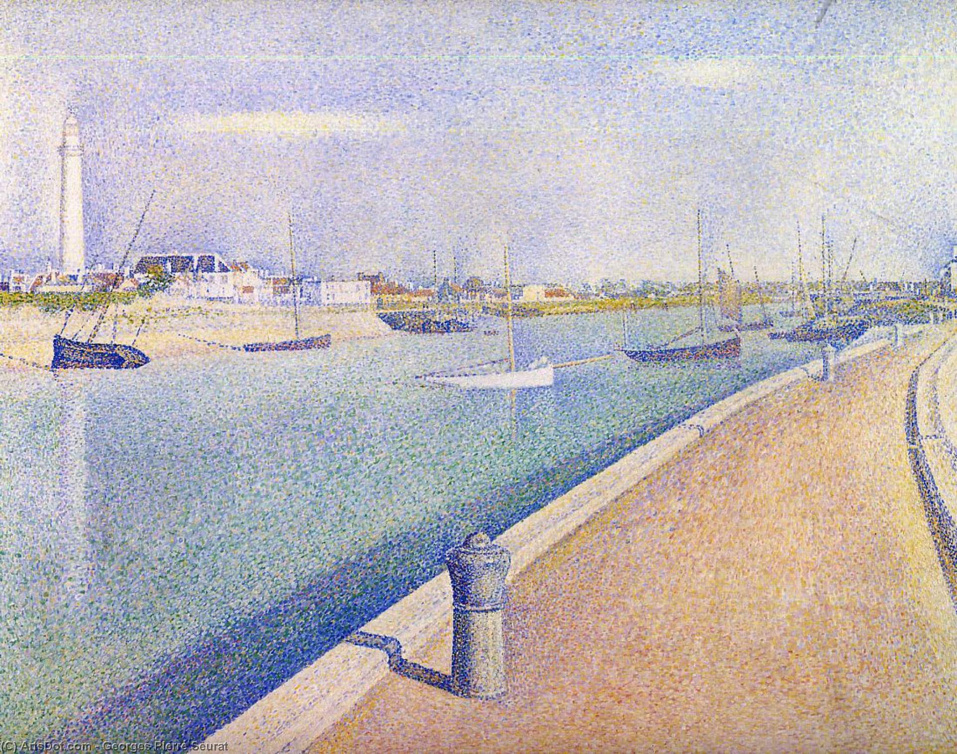 Kanalskrænten Ved Gravelines, Petit Fort Philippe — Georges Pierre Seurat