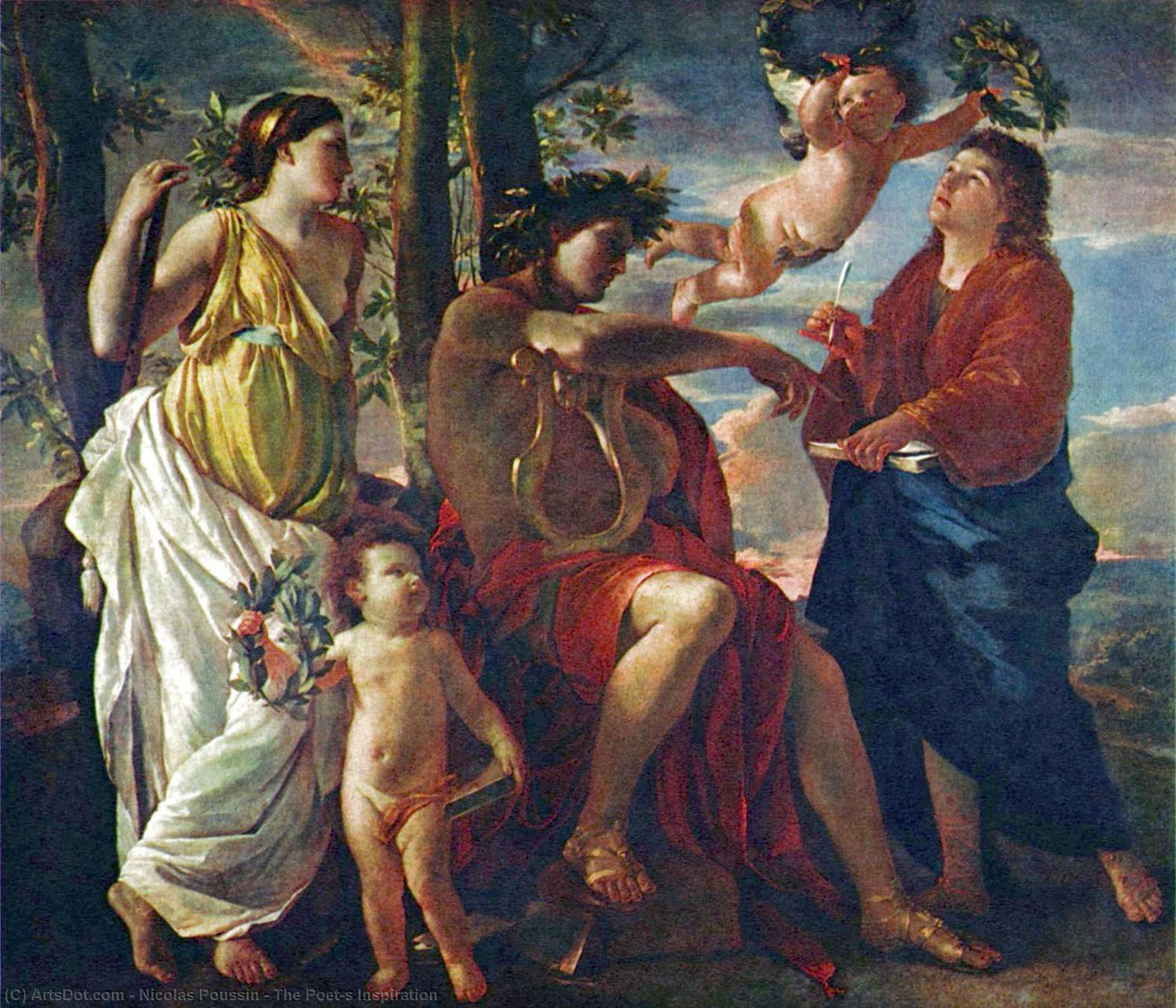 The Poet's Inspiration — Nicolas Poussin