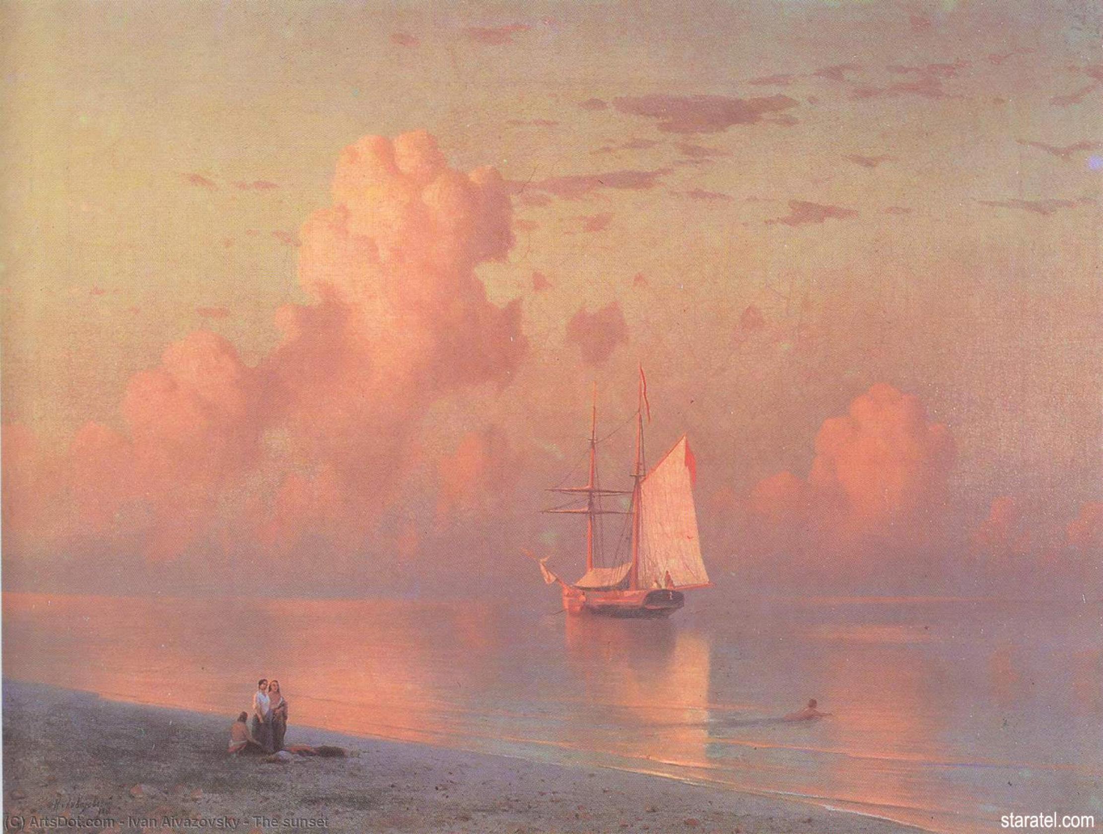 The Sunset — Ivan Konstantinovich Aivazovsky