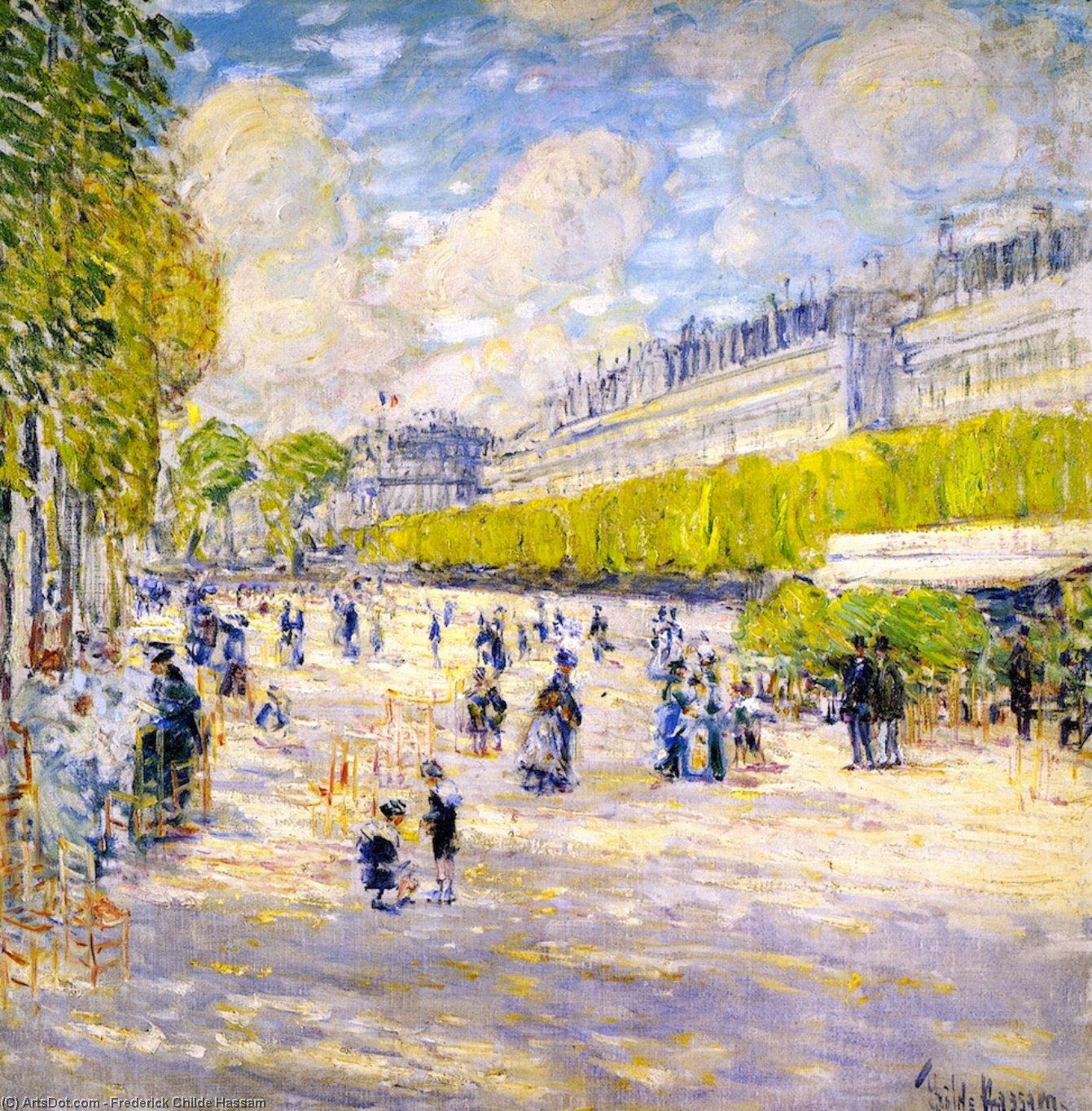 Tuilerien Garten — Frederick Childe Hassam
