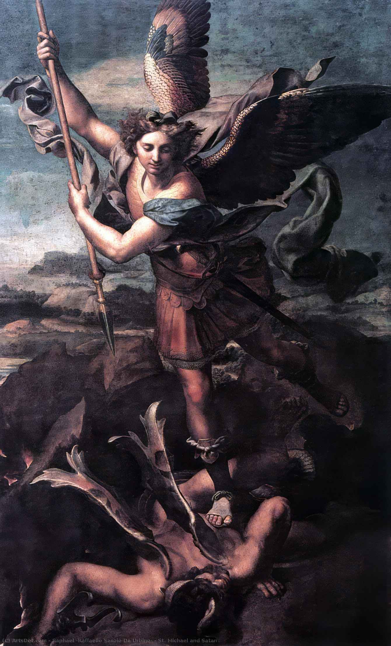 San Michele E Satana — Raffaello
