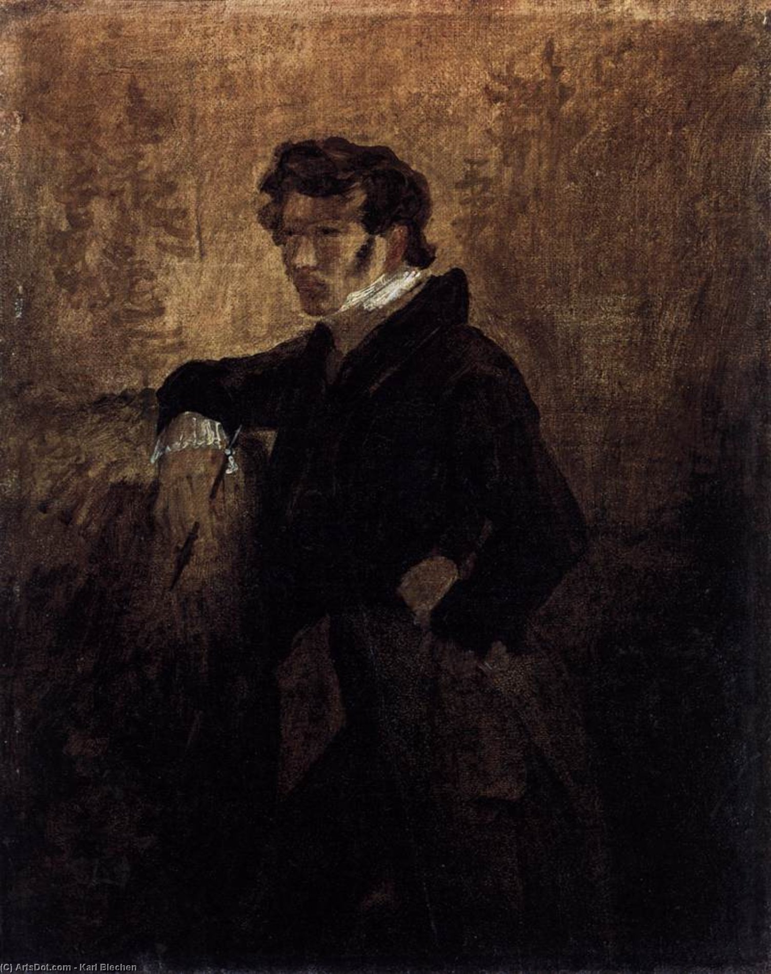Self-portrait — カール・ブレヒェン