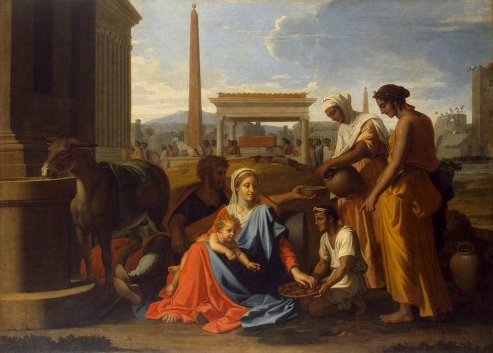 The Holy Family In Egypt — Nicolas Poussin