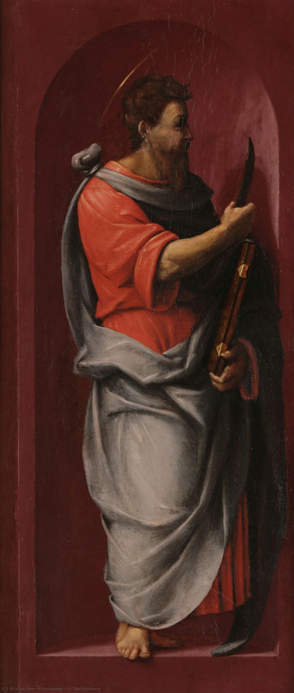 St. Bartholomew — Franciabigio