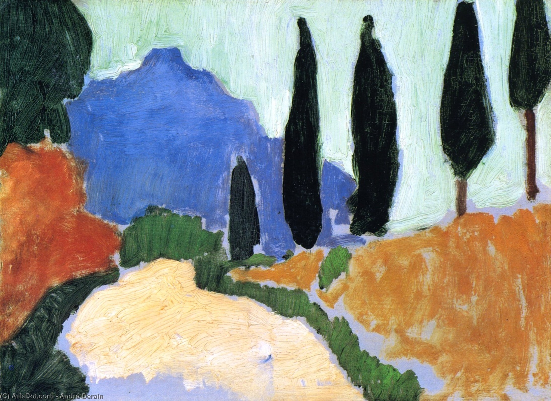 Cipressi — André Derain