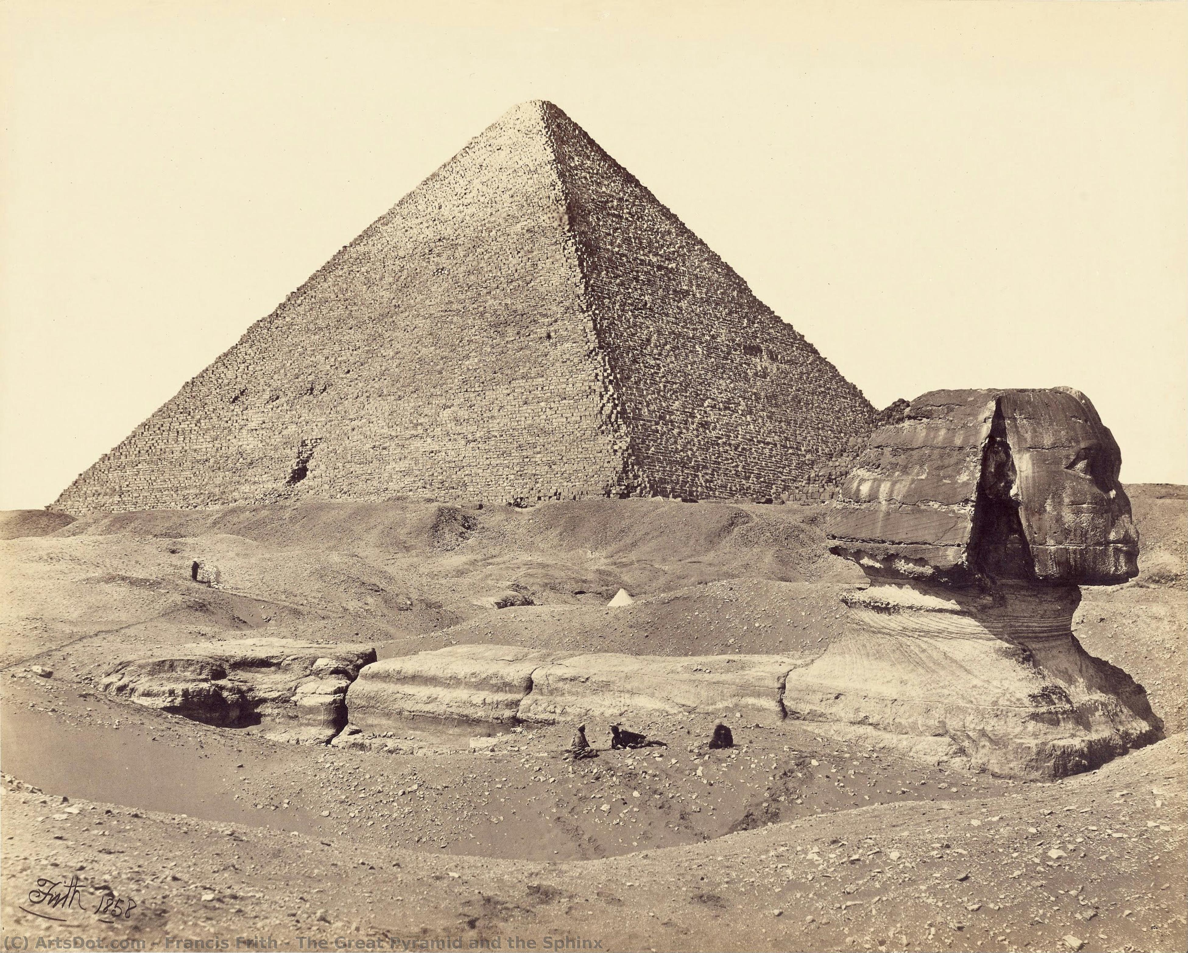 La Grande Piramide E La Sfinge — Frances Frith