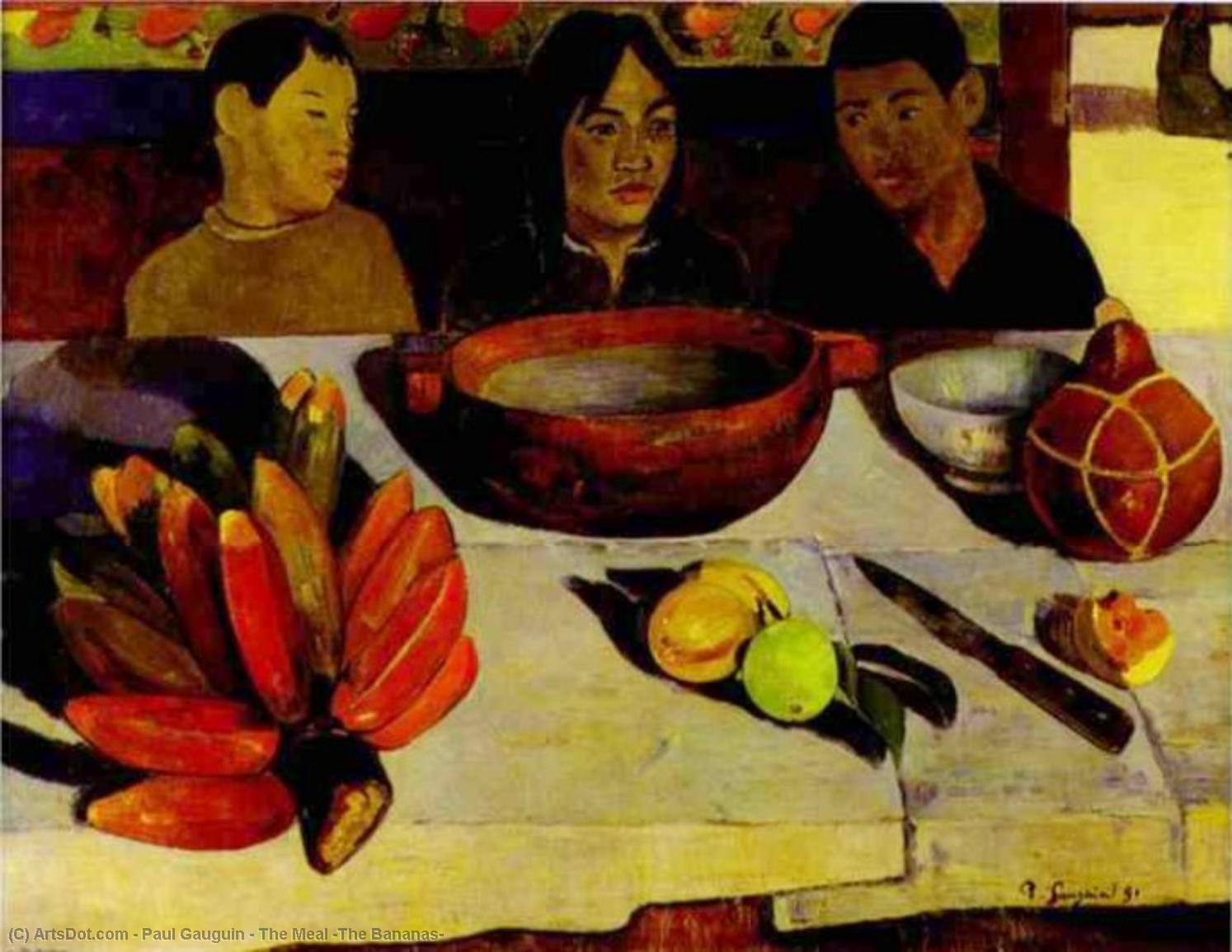 Oběd (banány) — Paul Gauguin