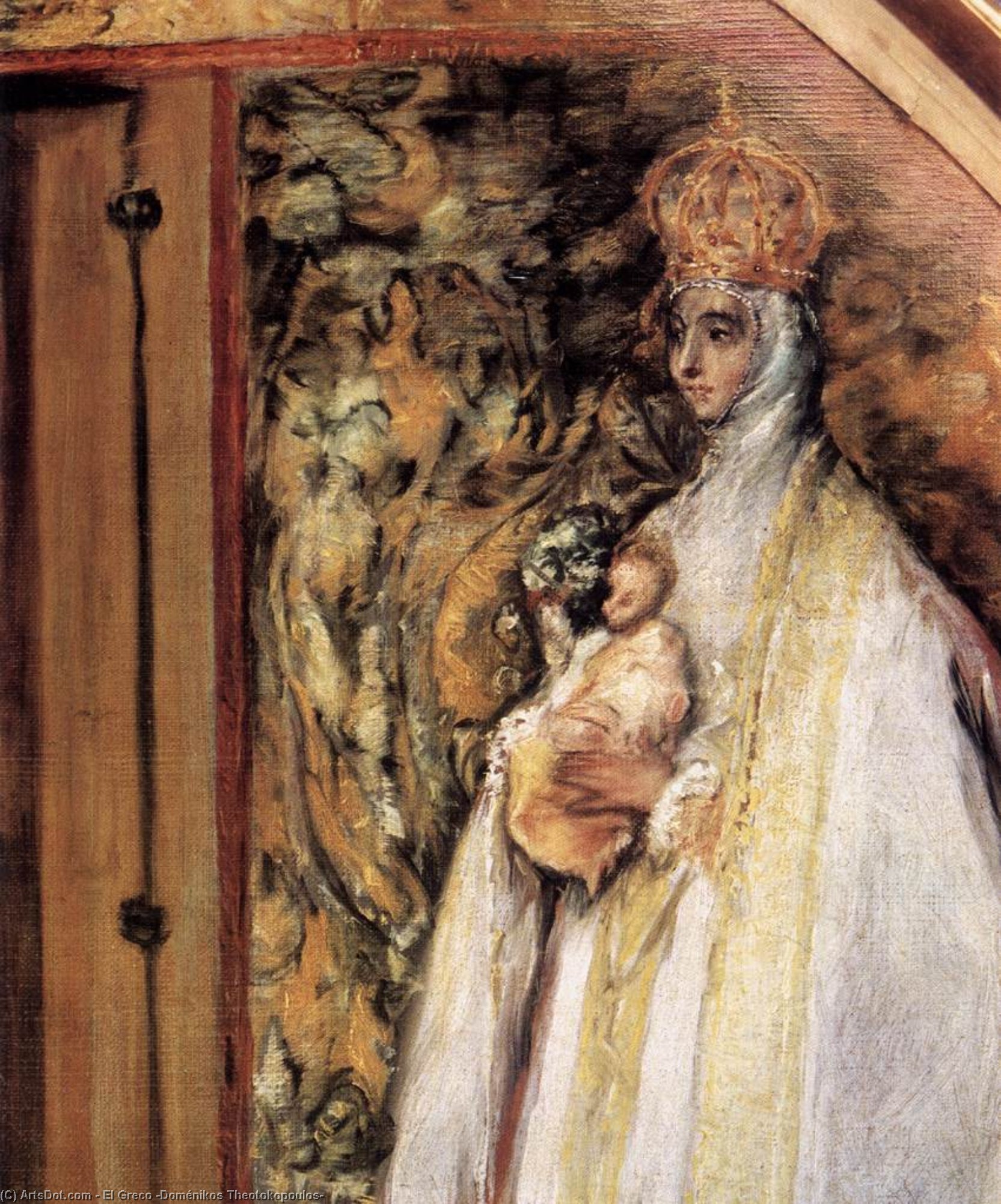 San Ildefonso (dettaglio) — El Greco