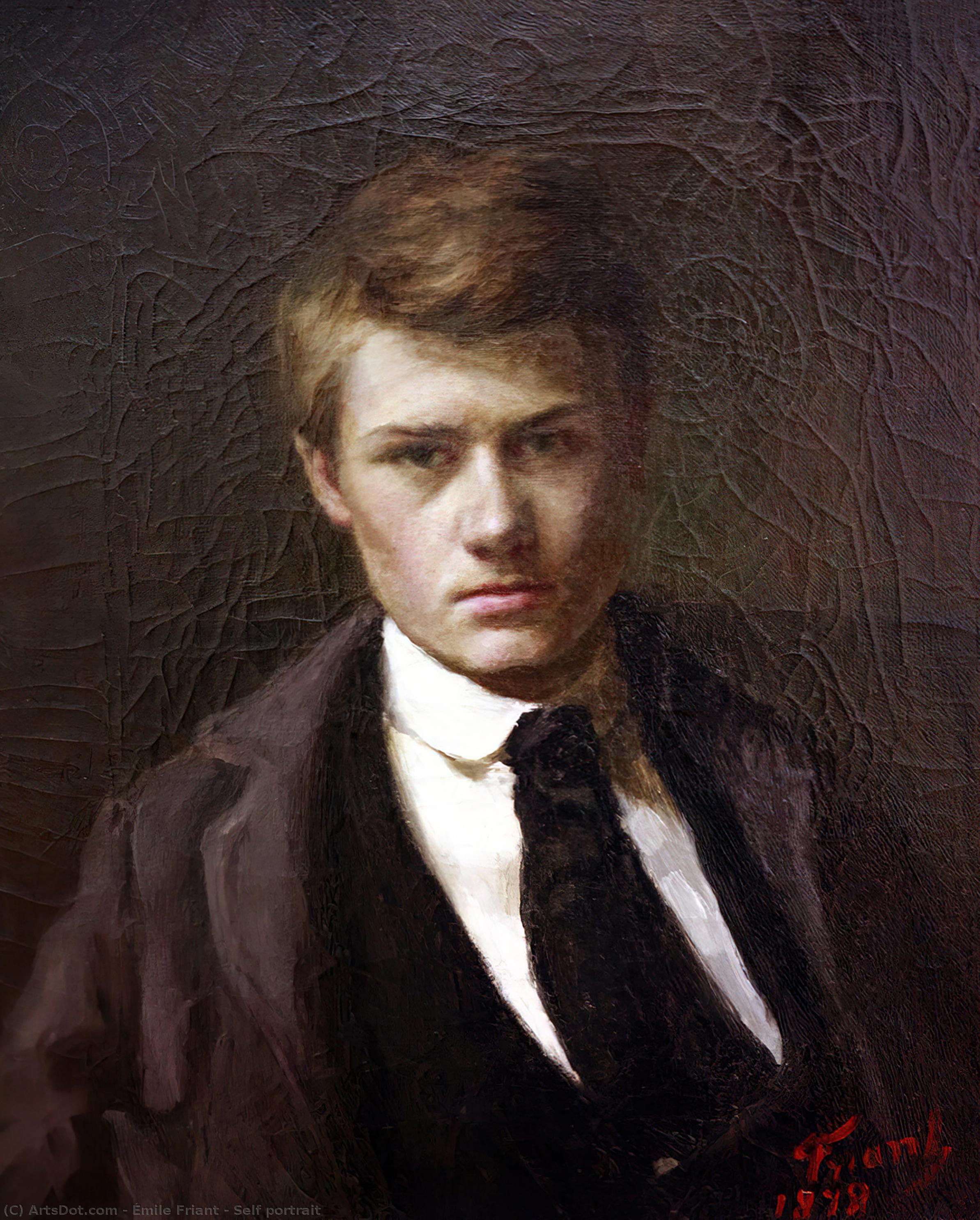 Self Portrait — Émile Friant