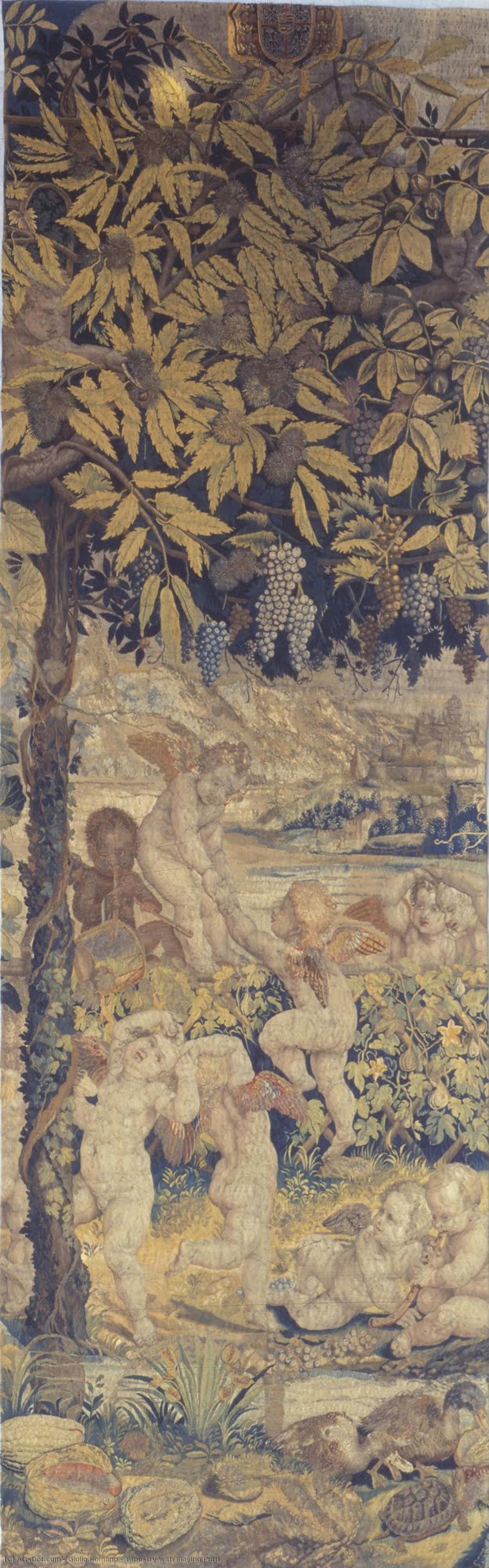 Tapestry With Playing Putti — Ђулио Романо